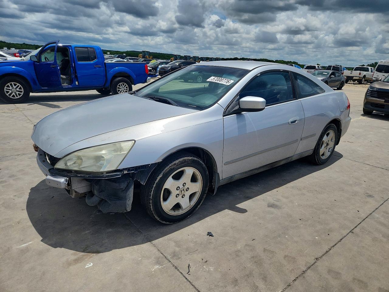 2004 Honda Accord Lx Silver vin: 1HGCM722X4A005202