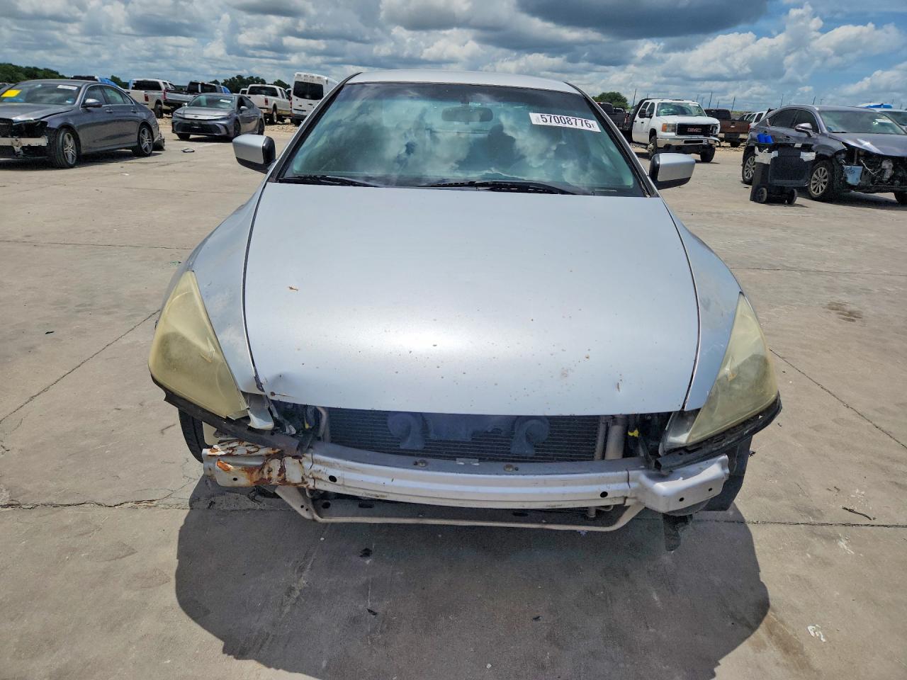 2004 Honda Accord Lx Silver vin: 1HGCM722X4A005202