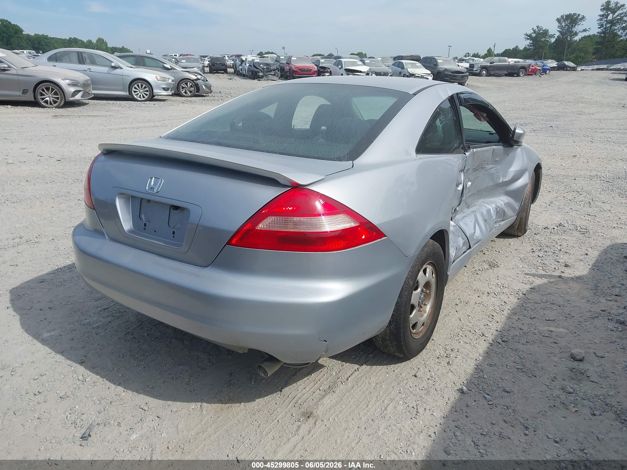 2005 Honda Accord 2.4 Lx Silver vin: 1HGCM72315A012405