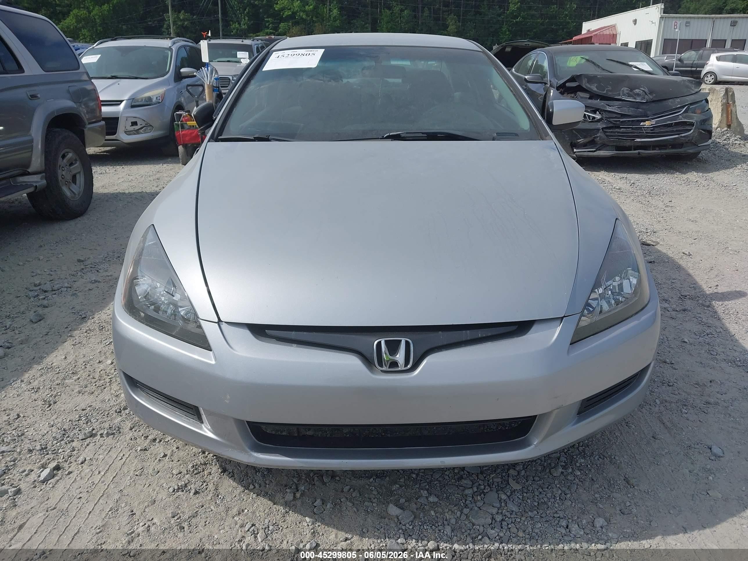 2005 Honda Accord 2.4 Lx Silver vin: 1HGCM72315A012405