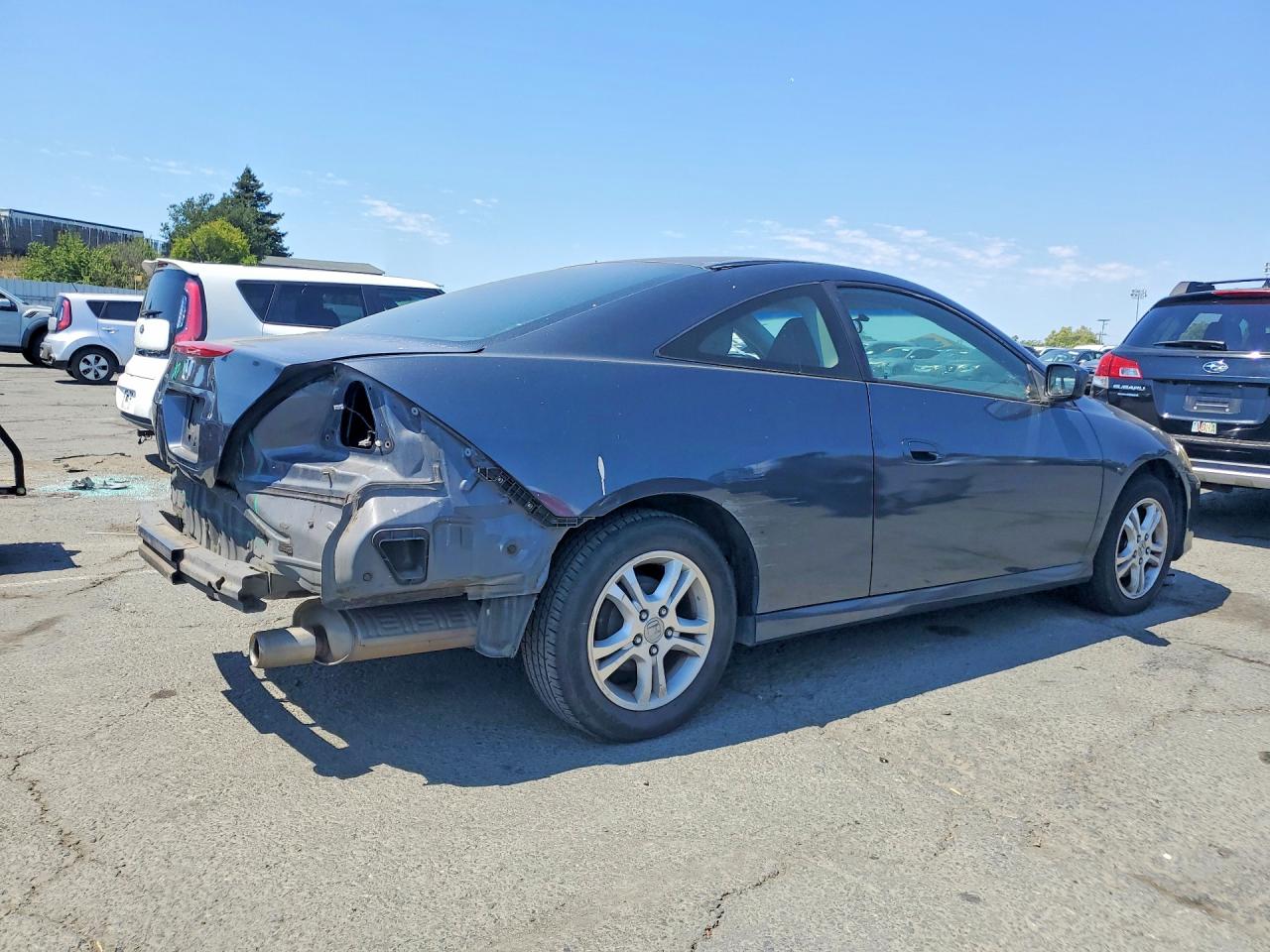 2007 Honda Accord Lx Gray vin: 1HGCM72317A002699