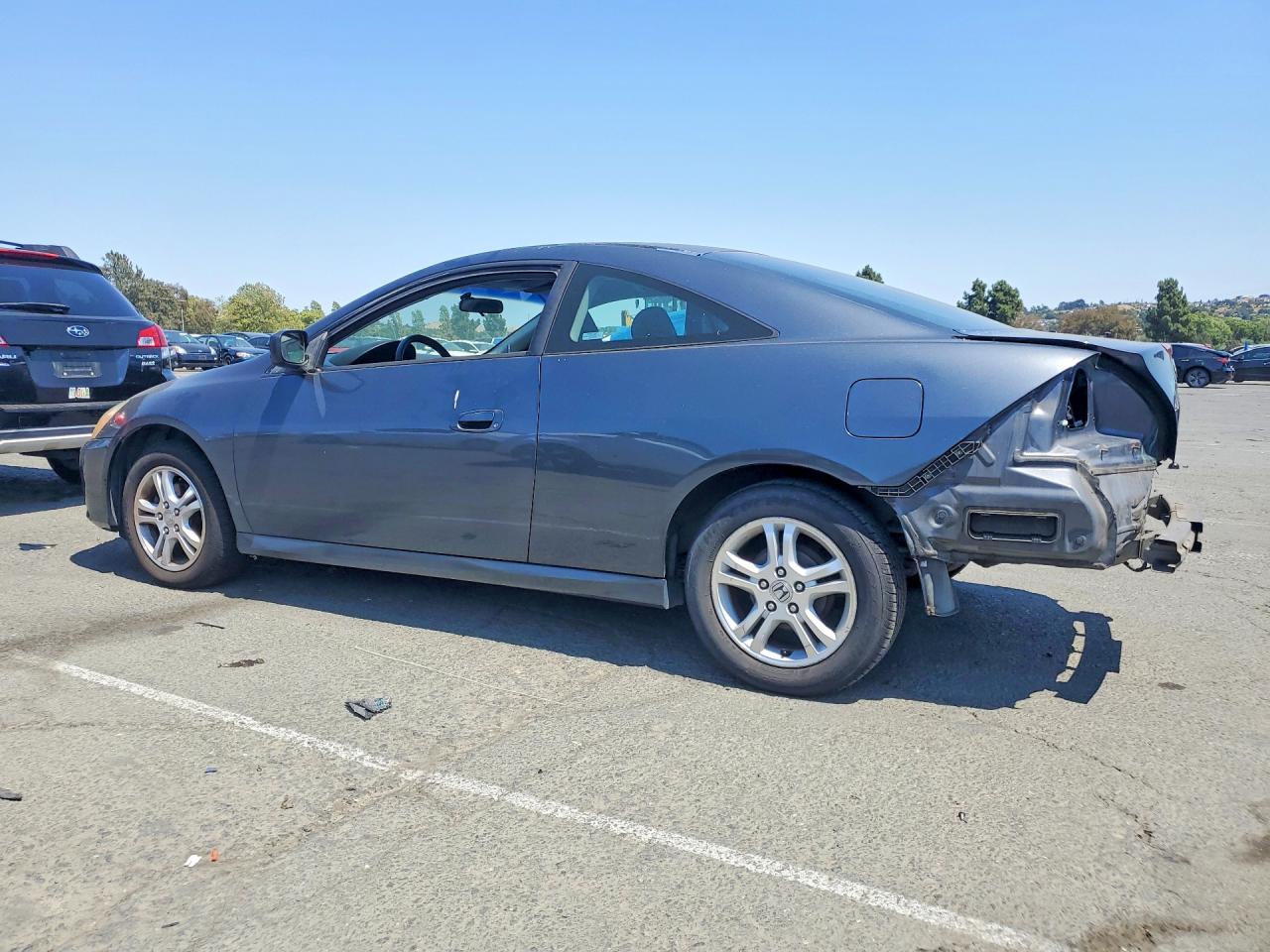 2007 Honda Accord Lx Gray vin: 1HGCM72317A002699