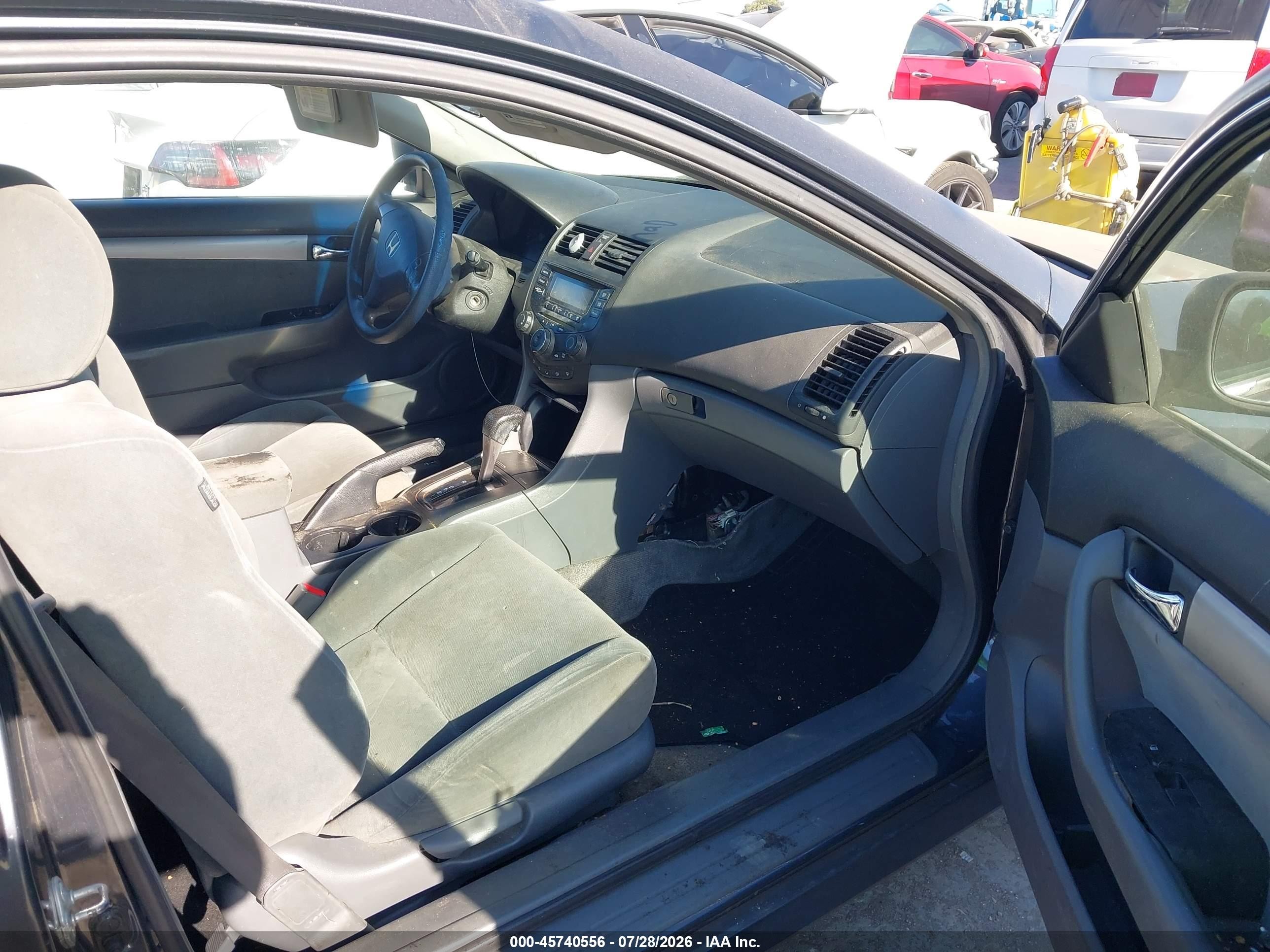 2007 Honda Accord 2.4 Lx Black vin: 1HGCM72317A010608