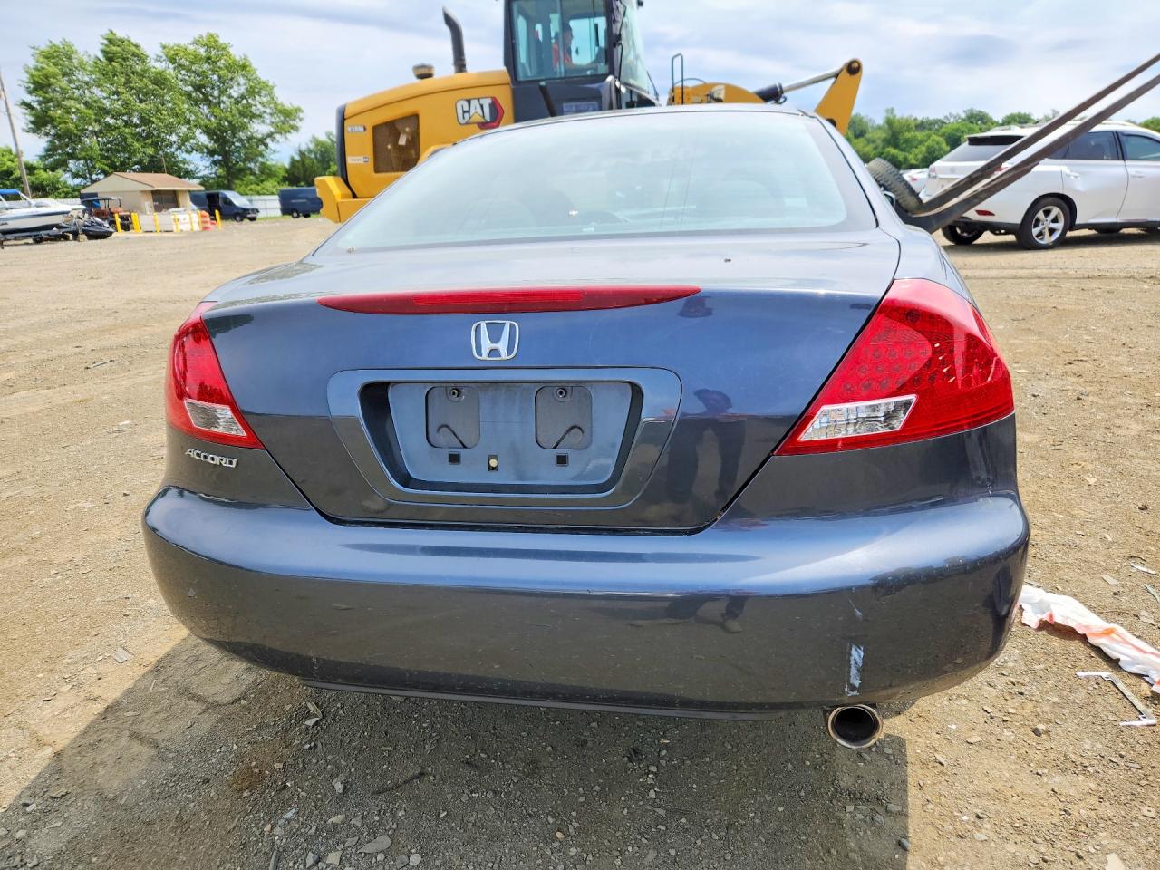 2007 Honda Accord Lx Gray vin: 1HGCM72327A004929