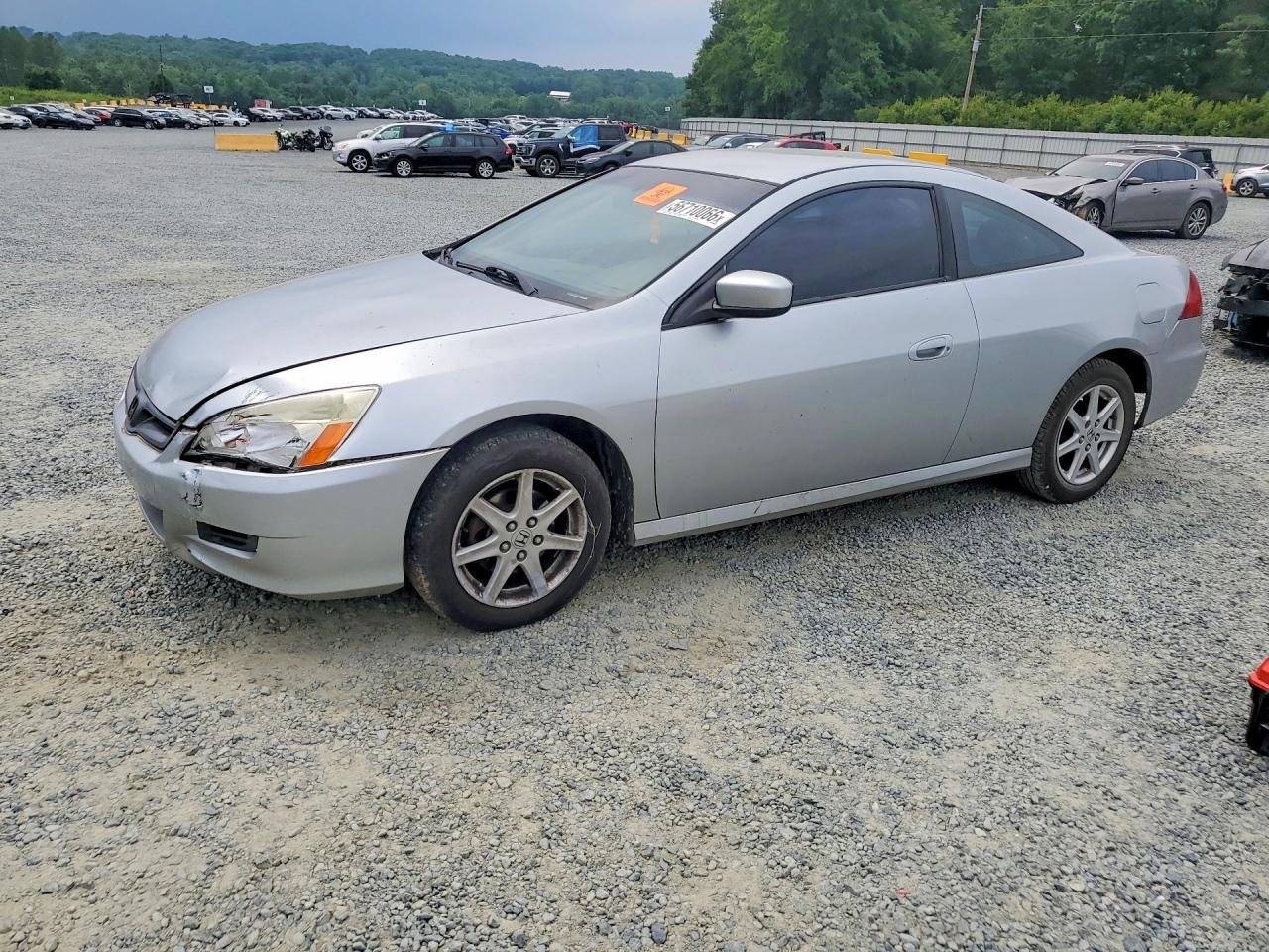 2006 Honda Accord Lx Silver vin: 1HGCM72336A017736