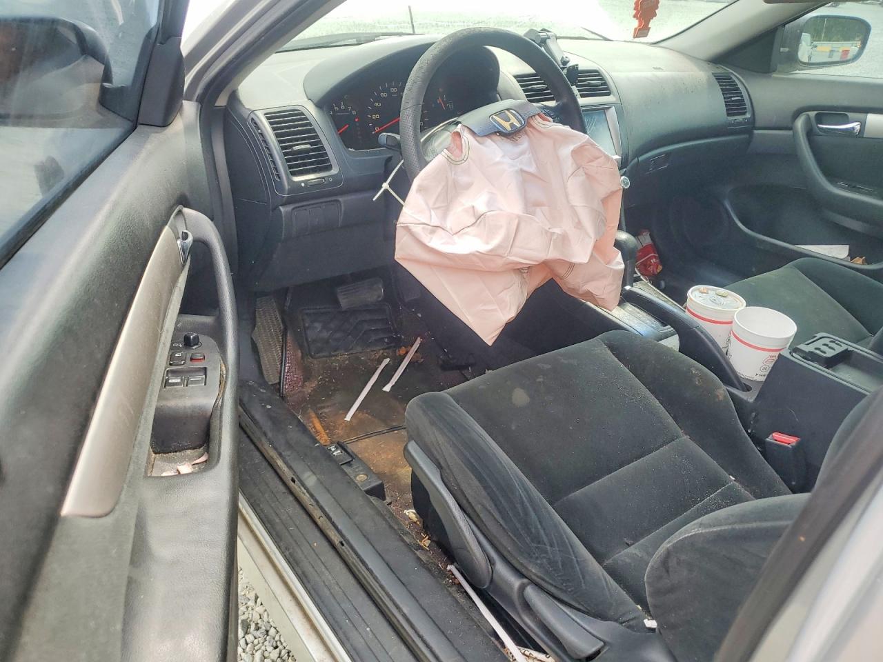 2006 Honda Accord Lx Silver vin: 1HGCM72336A017736