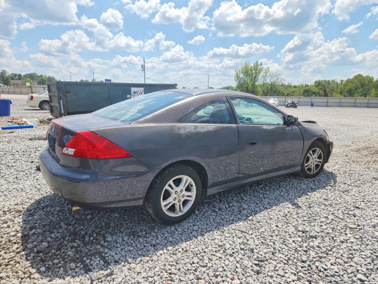 2007 Honda Accord Lx Серый vin: 1HGCM72337A012120
