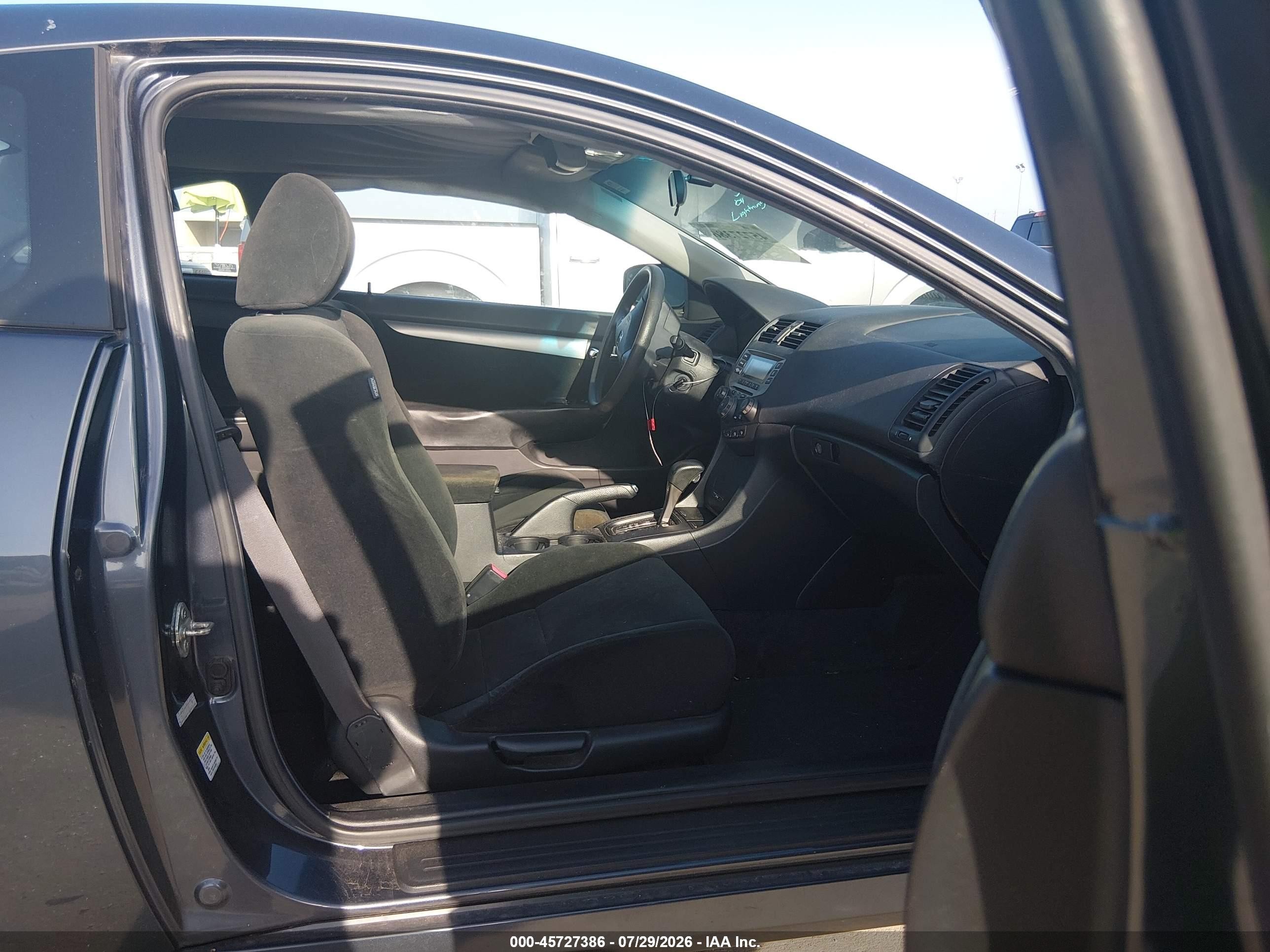 2007 Honda Accord 2.4 Lx Gray vin: 1HGCM72337A021190