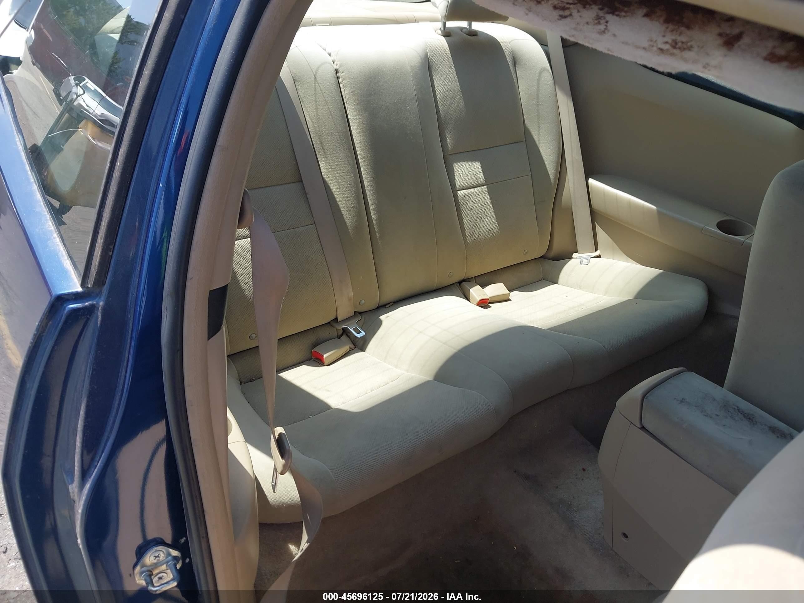 2006 Honda Accord 2.4 Lx Blue vin: 1HGCM72346A009595