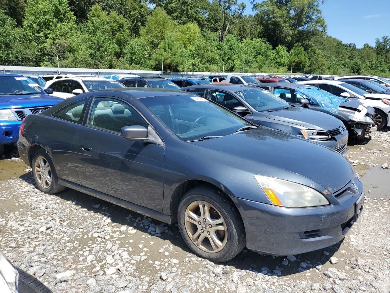 2006 Honda Accord Lx Blue vin: 1HGCM72346A017535