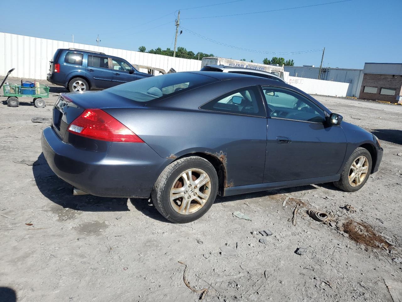 2006 Honda Accord Lx Blue vin: 1HGCM72346A017535