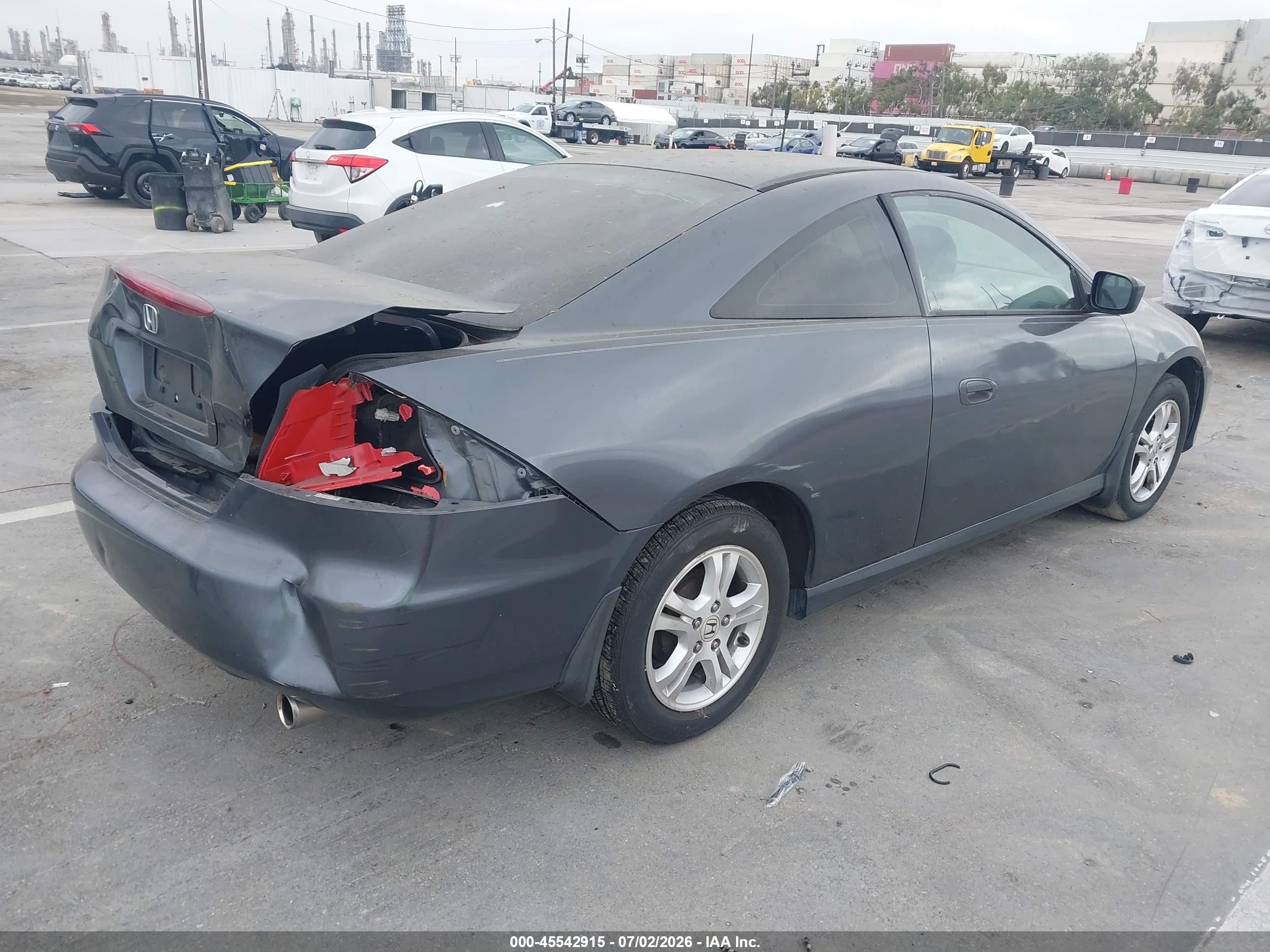 2007 Honda Accord 2.4 Lx Gray vin: 1HGCM72347A012692