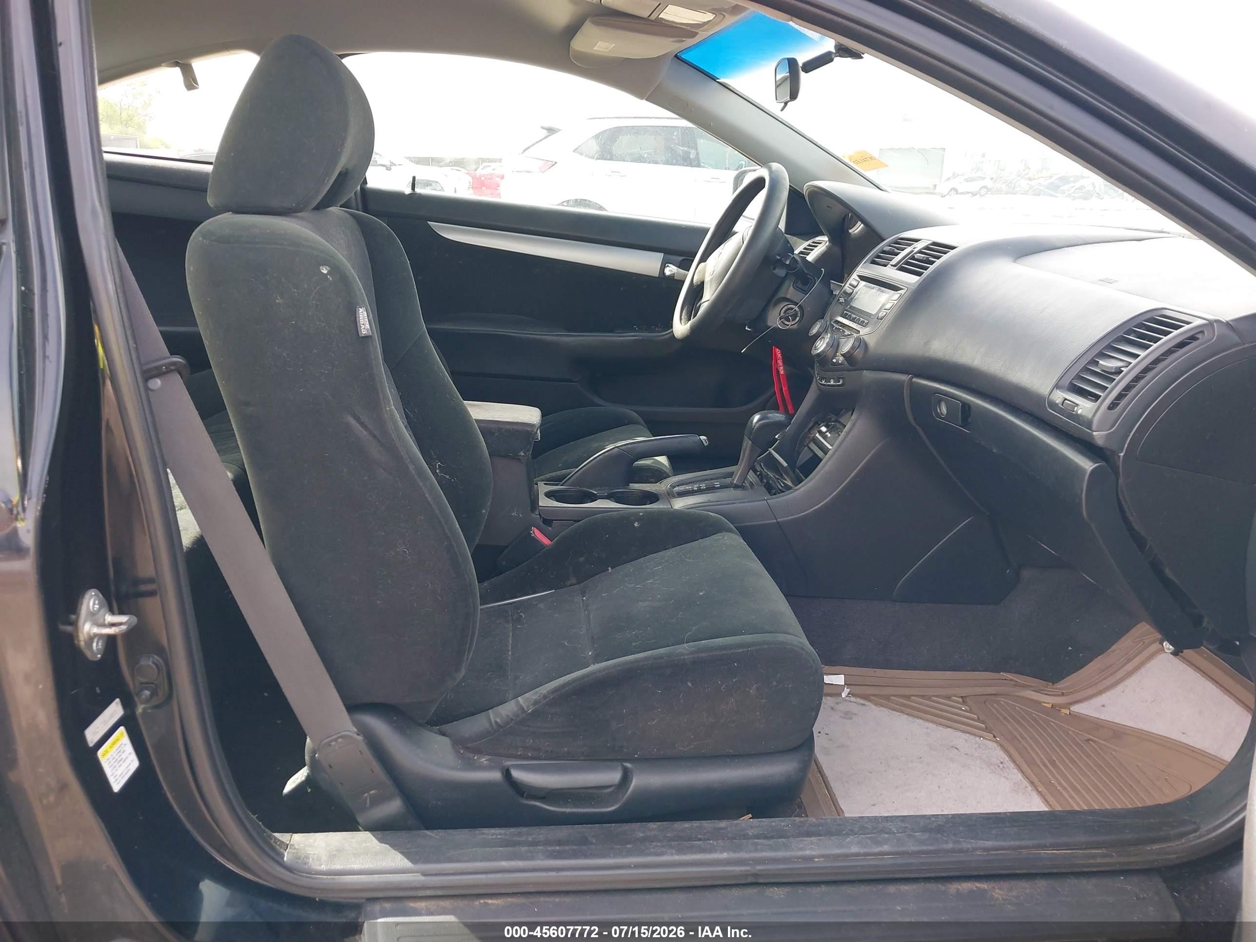 2006 Honda Accord 2.4 Lx Black vin: 1HGCM72356A000016