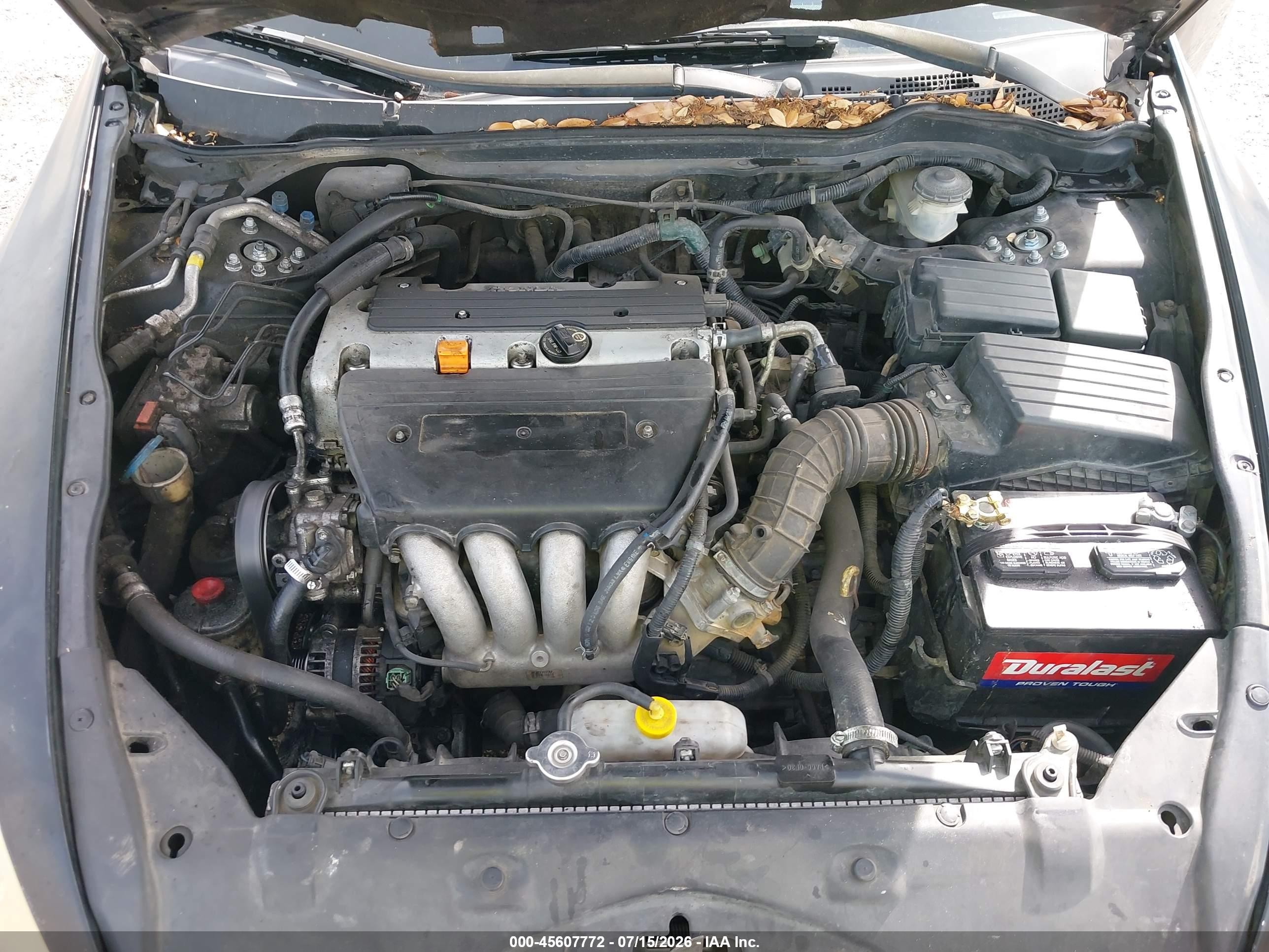 2006 Honda Accord 2.4 Lx Black vin: 1HGCM72356A000016