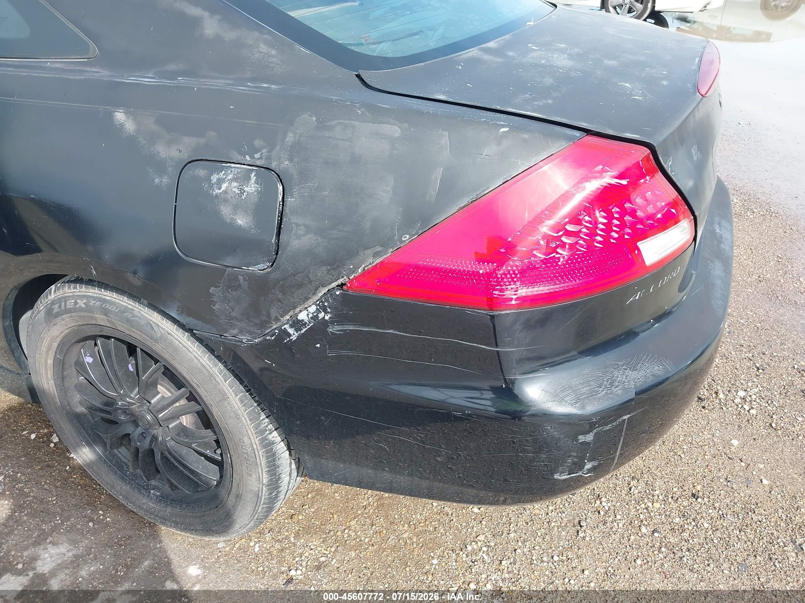 2006 Honda Accord 2.4 Lx Black vin: 1HGCM72356A000016
