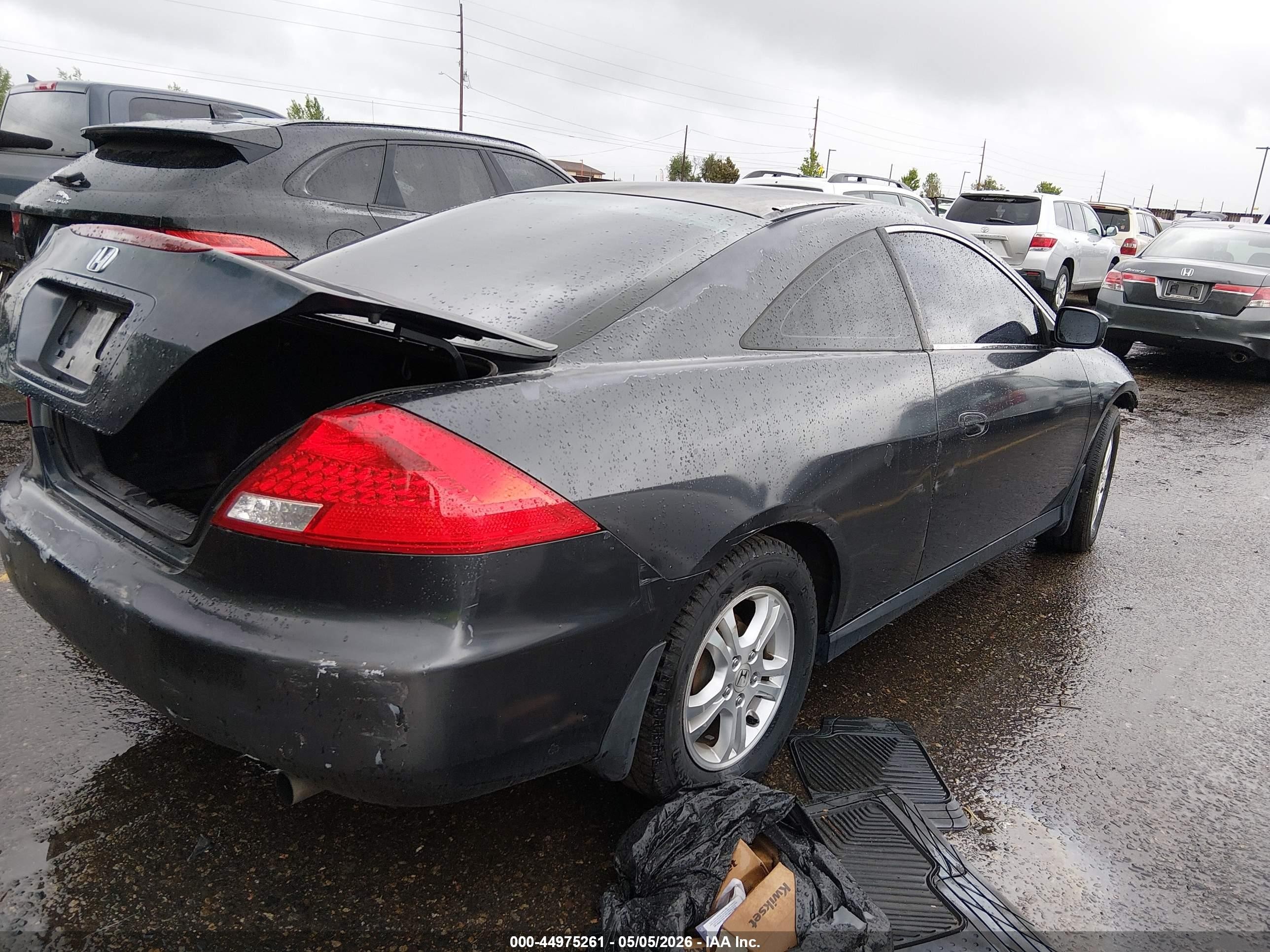 2006 Honda Accord 2.4 Lx Gray vin: 1HGCM72356A007807
