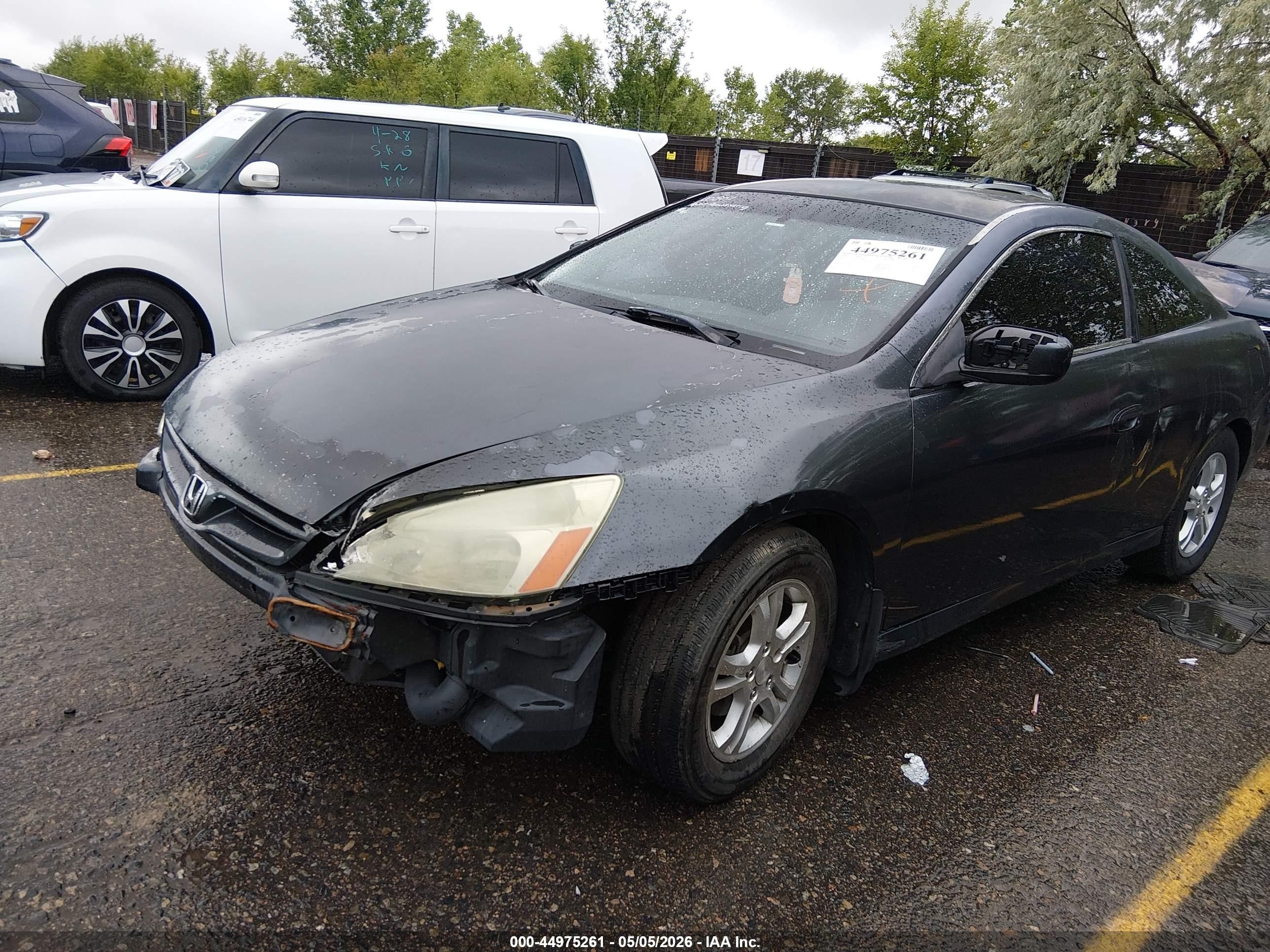 2006 Honda Accord 2.4 Lx Gray vin: 1HGCM72356A007807