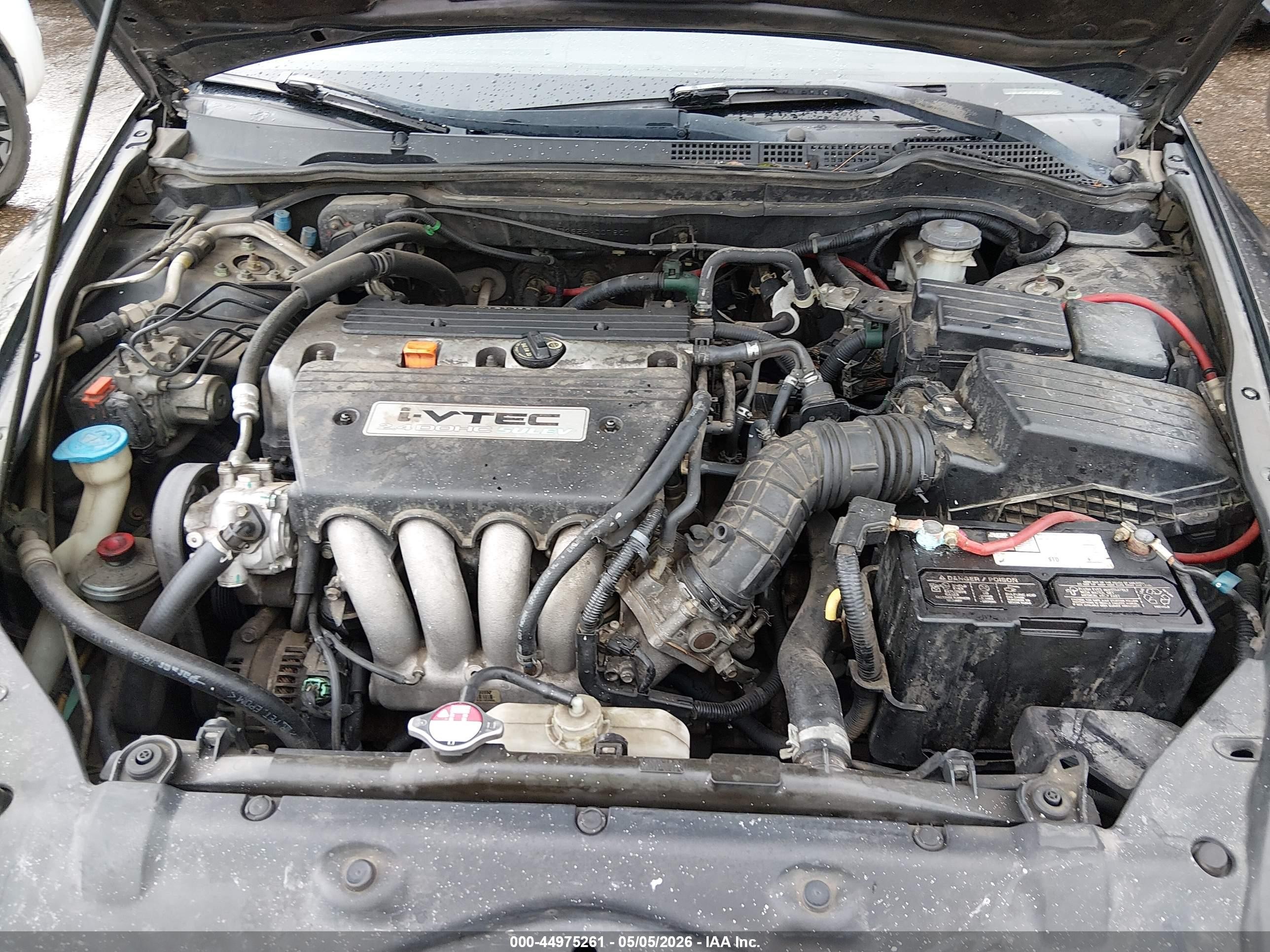 2006 Honda Accord 2.4 Lx Gray vin: 1HGCM72356A007807