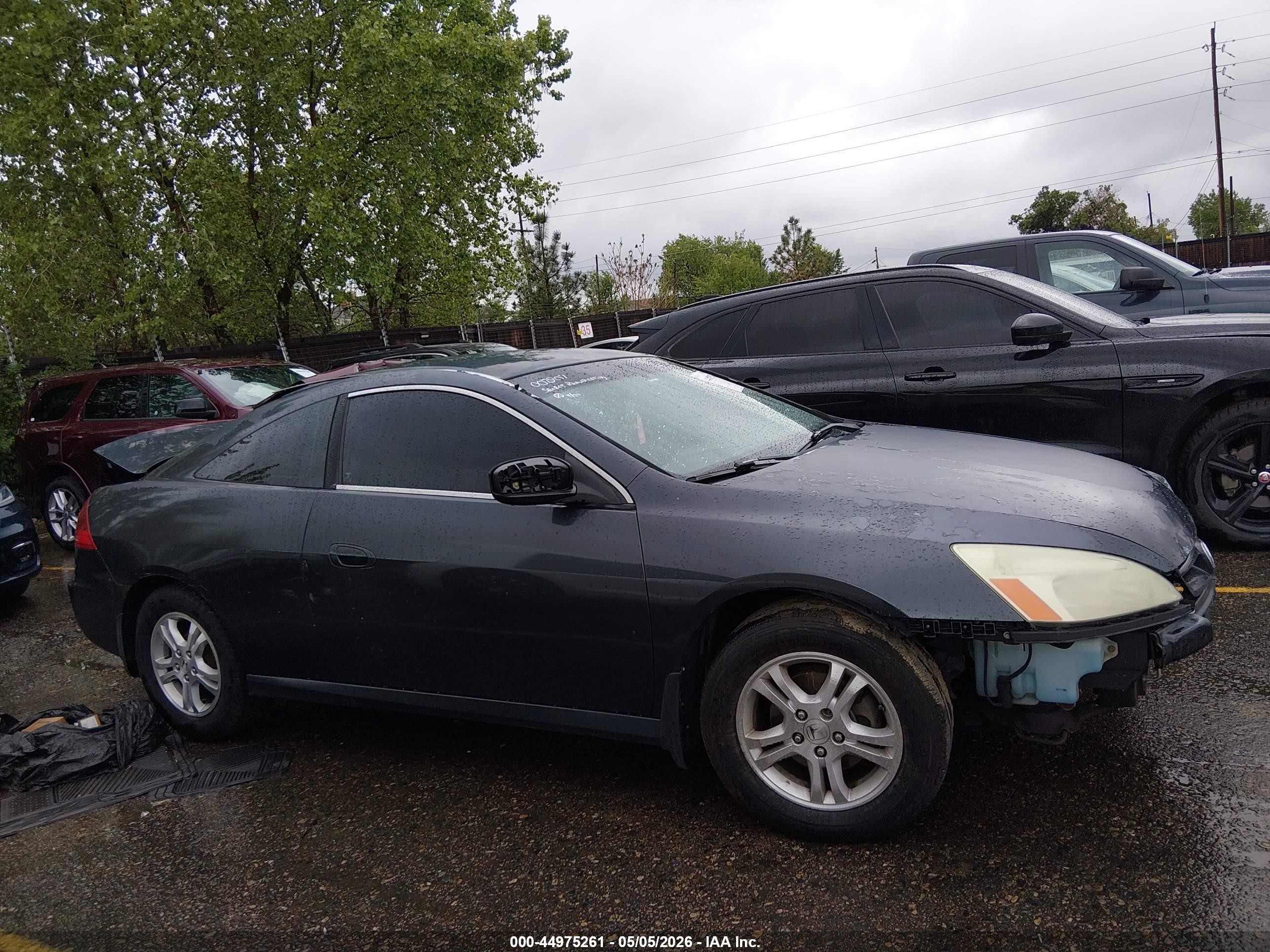 2006 Honda Accord 2.4 Lx Gray vin: 1HGCM72356A007807