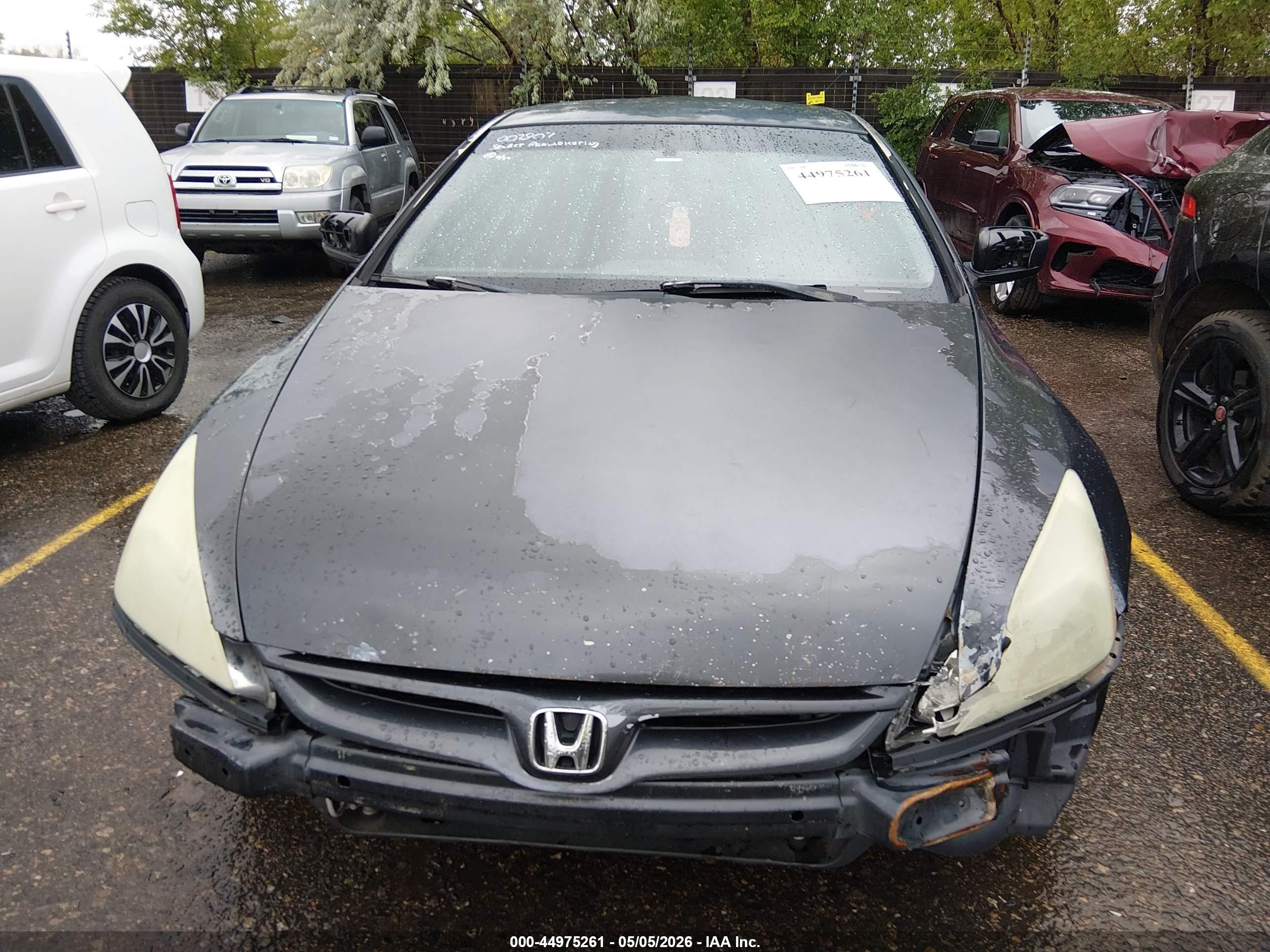 2006 Honda Accord 2.4 Lx Gray vin: 1HGCM72356A007807