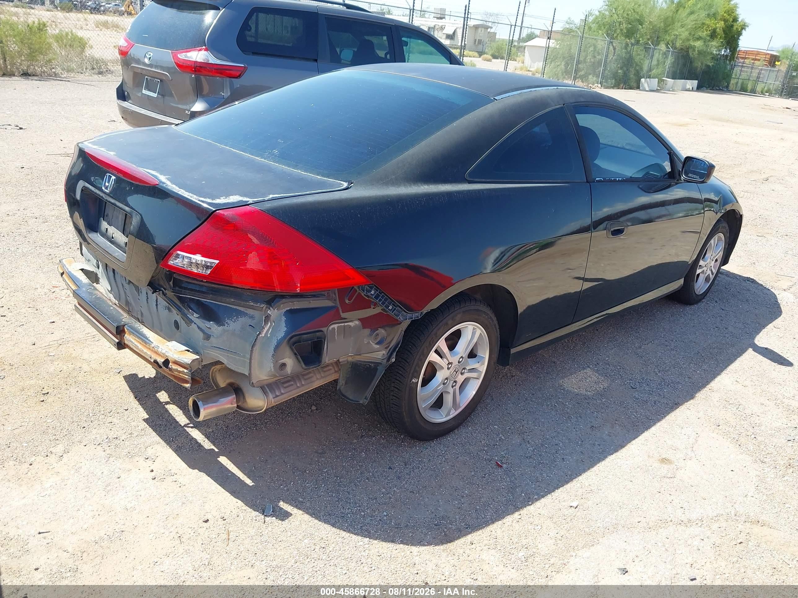 2007 Honda Accord 2.4 Lx Black vin: 1HGCM72357A016377