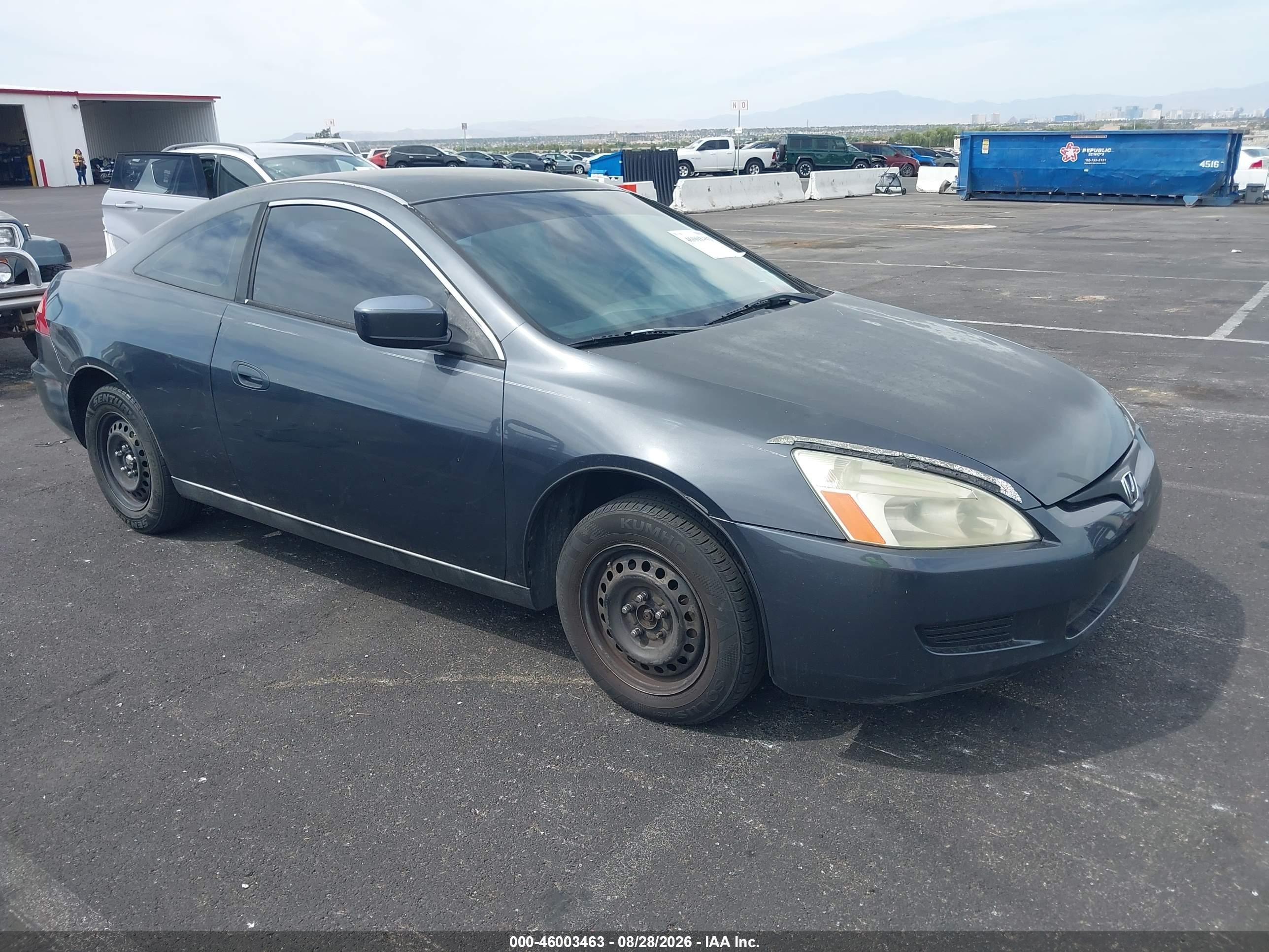 2005 Honda Accord 2.4 Lx Dark Blue vin: 1HGCM72375A002431