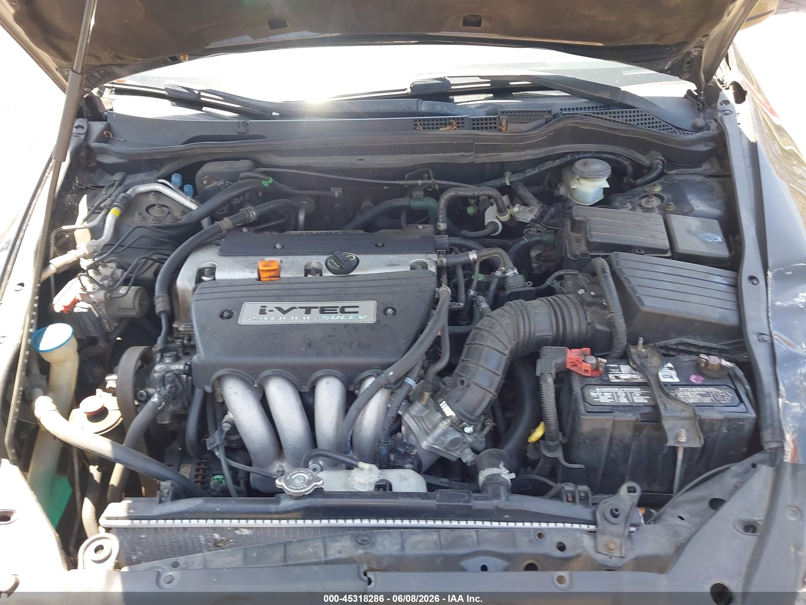 2006 Honda Accord 2.4 Lx Black vin: 1HGCM72376A001376