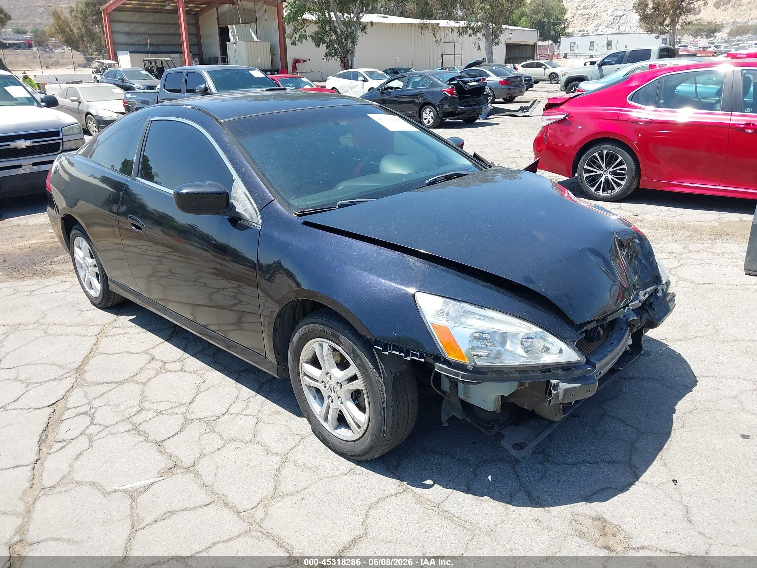 2006 Honda Accord 2.4 Lx Black vin: 1HGCM72376A001376