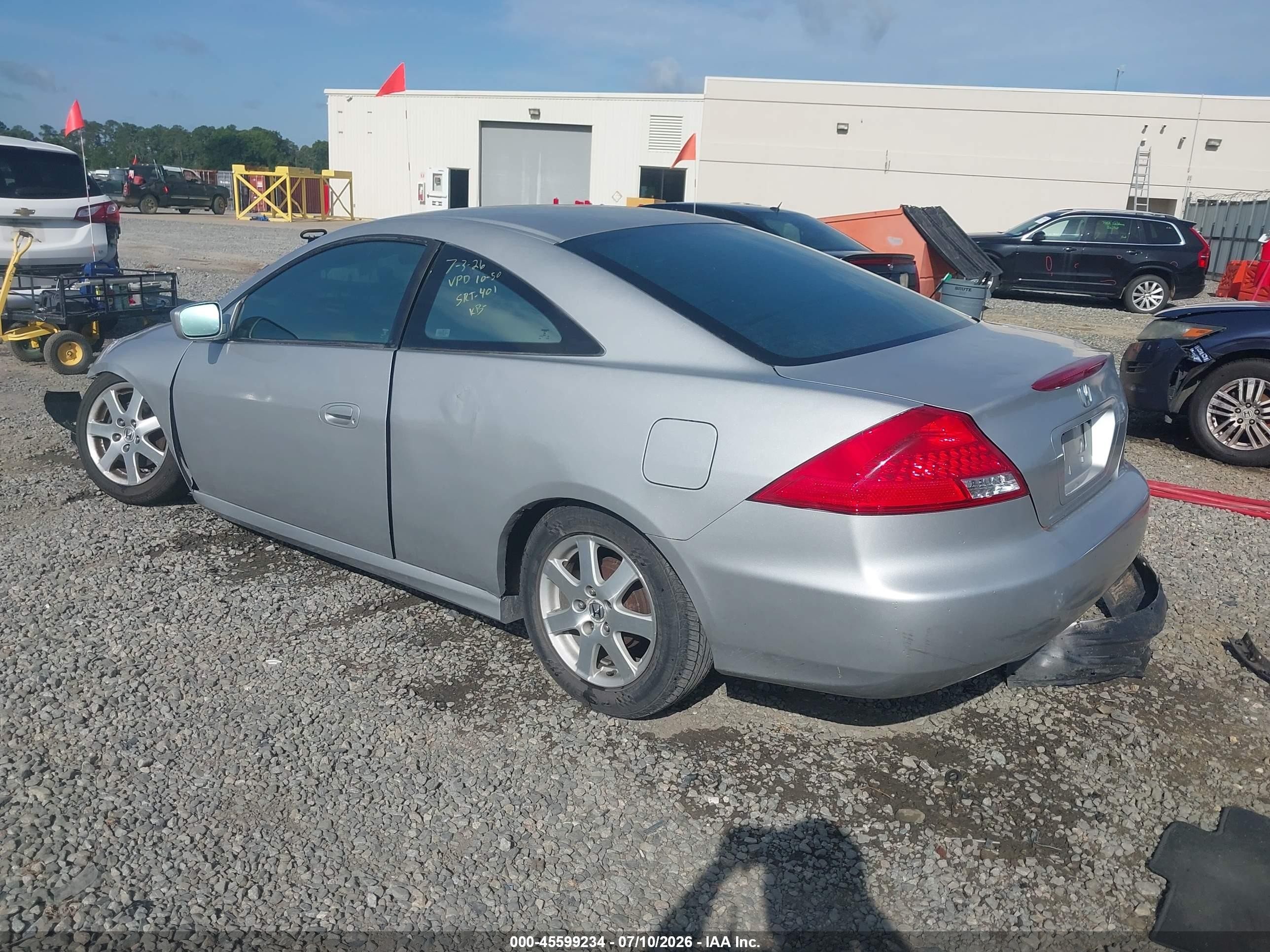 2007 Honda Accord 2.4 Lx Silver vin: 1HGCM72377A019247