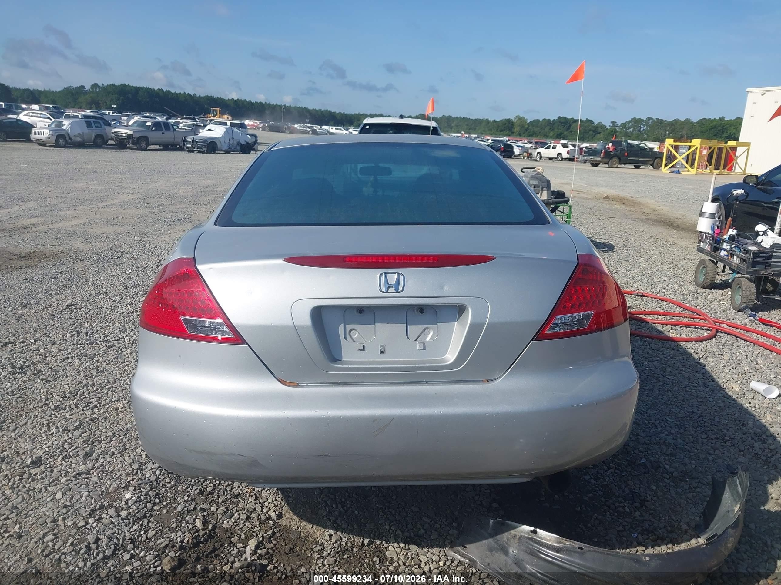 2007 Honda Accord 2.4 Lx Silver vin: 1HGCM72377A019247