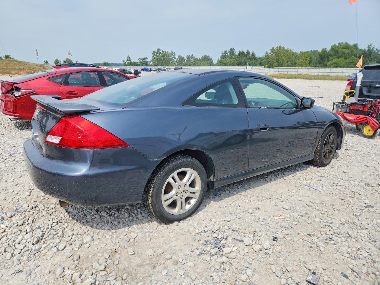 2006 Honda Accord Lx Blue vin: 1HGCM72386A015299