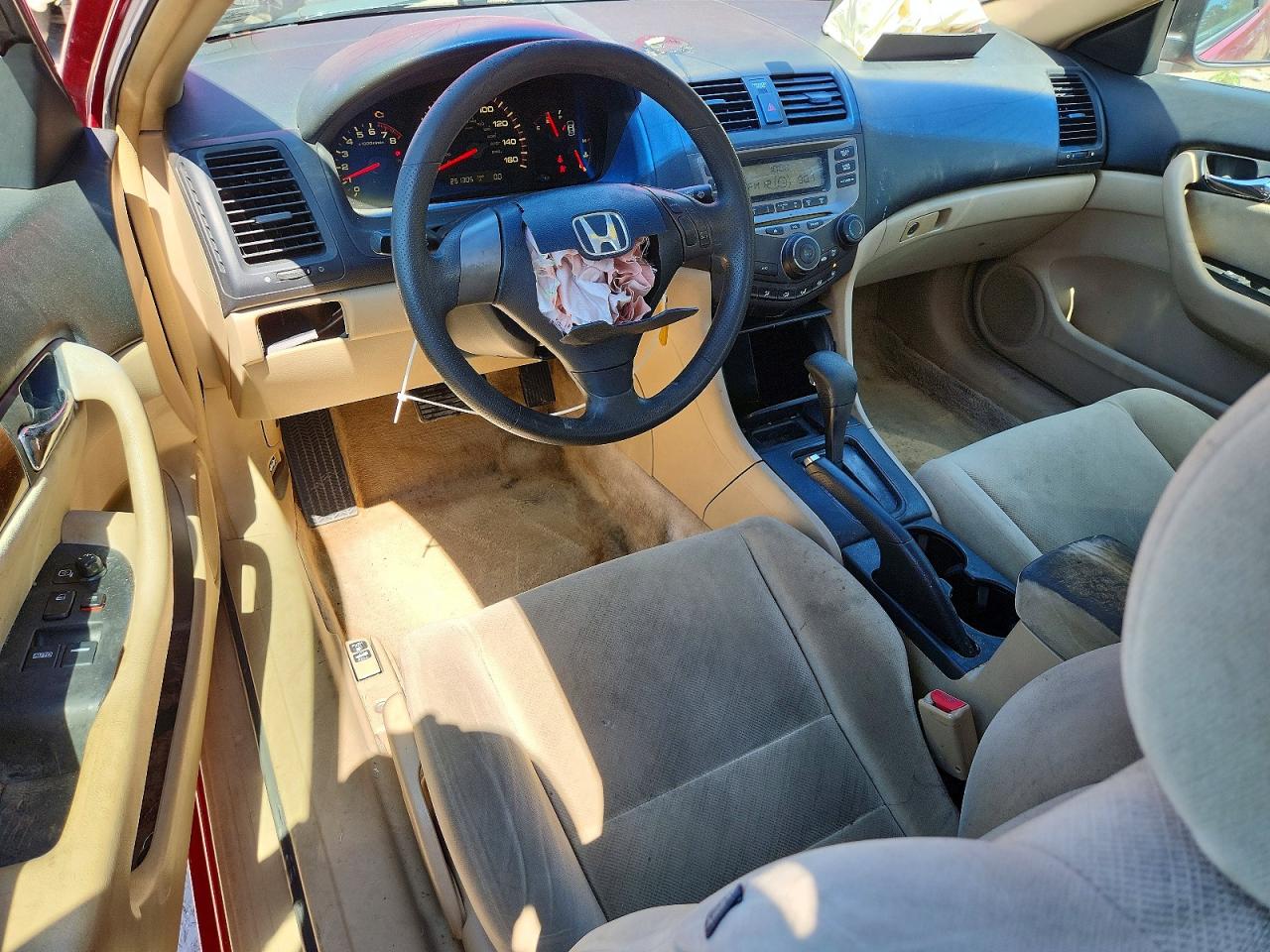 2007 Honda Accord Lx Red vin: 1HGCM72387A012727
