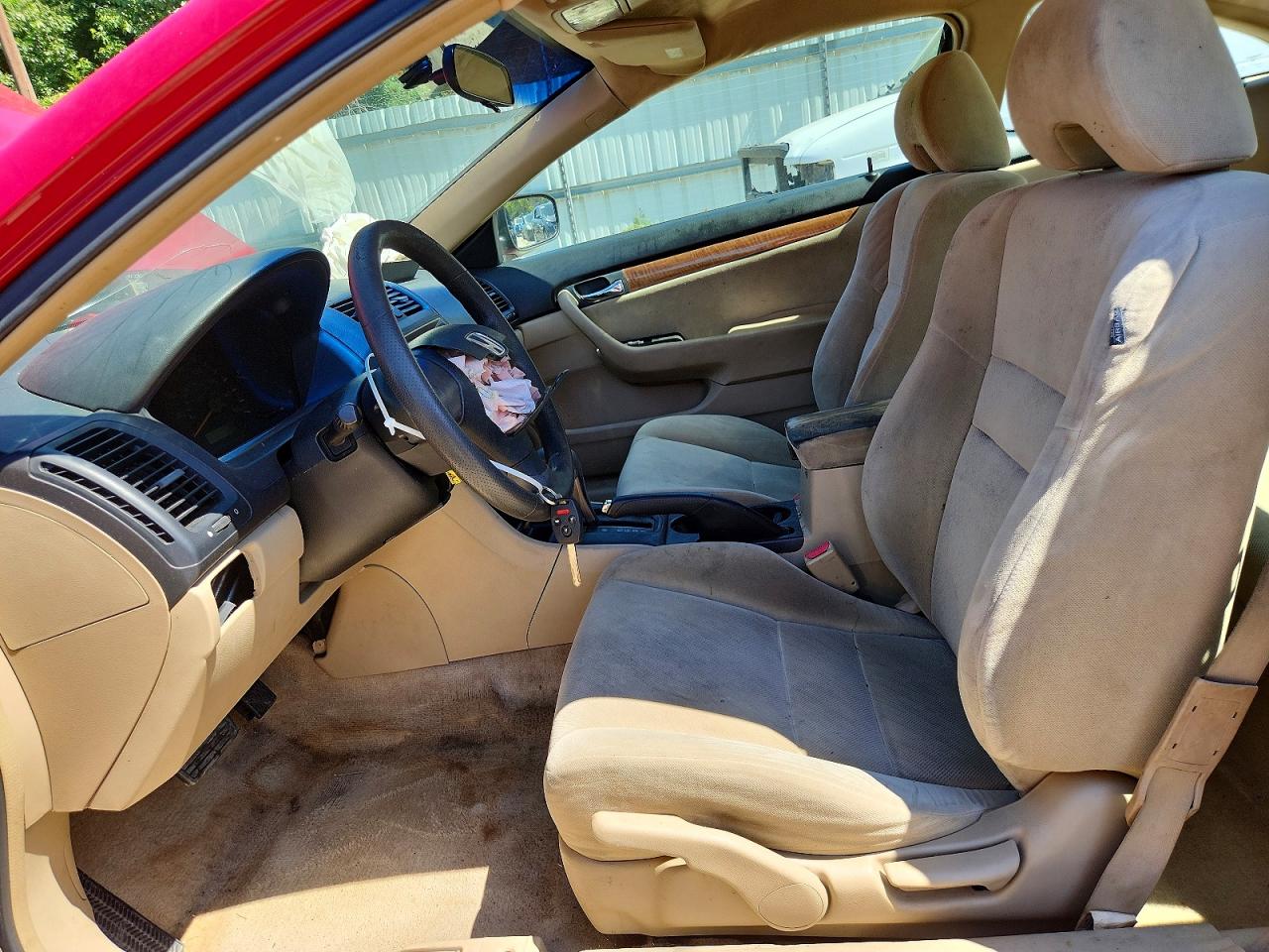 2007 Honda Accord Lx Red vin: 1HGCM72387A012727