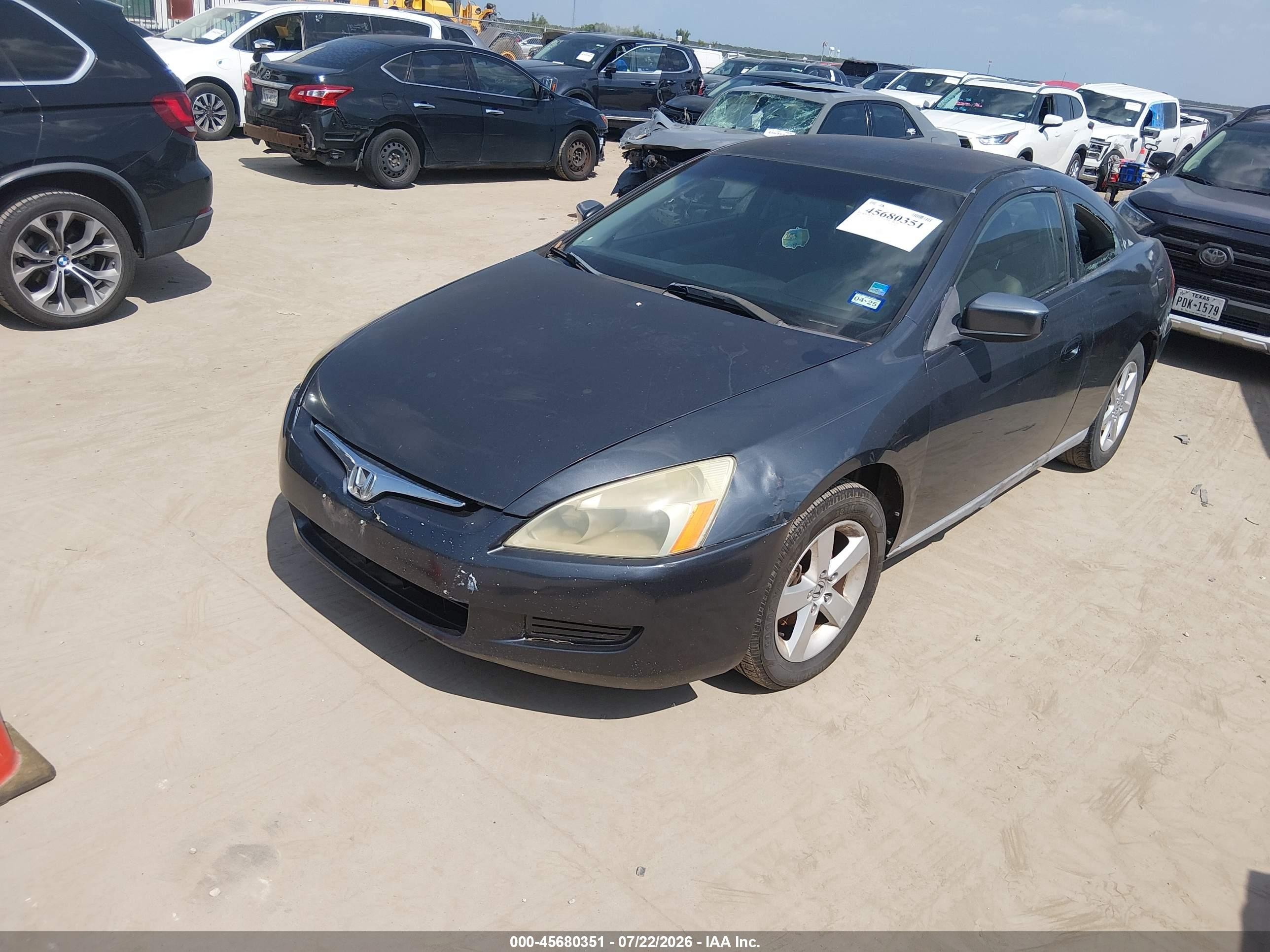 2005 Honda Accord 2.4 Lx Black vin: 1HGCM723X5A010555