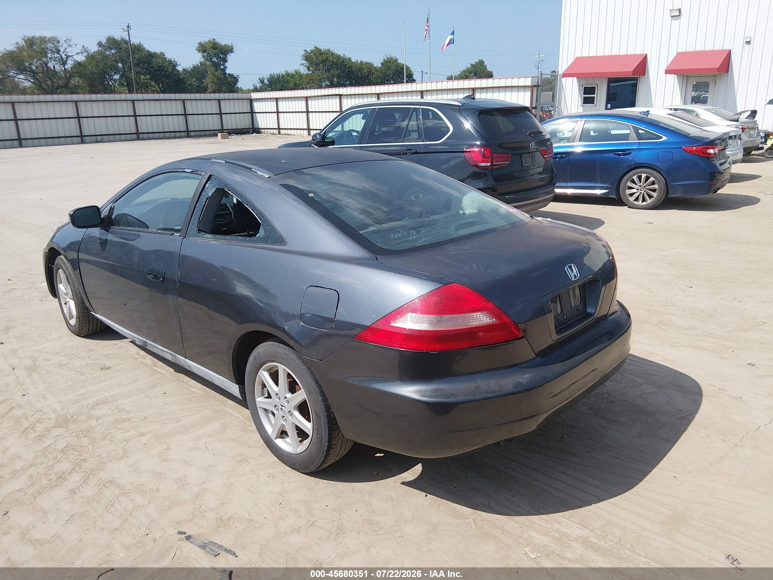 2005 Honda Accord 2.4 Lx Black vin: 1HGCM723X5A010555