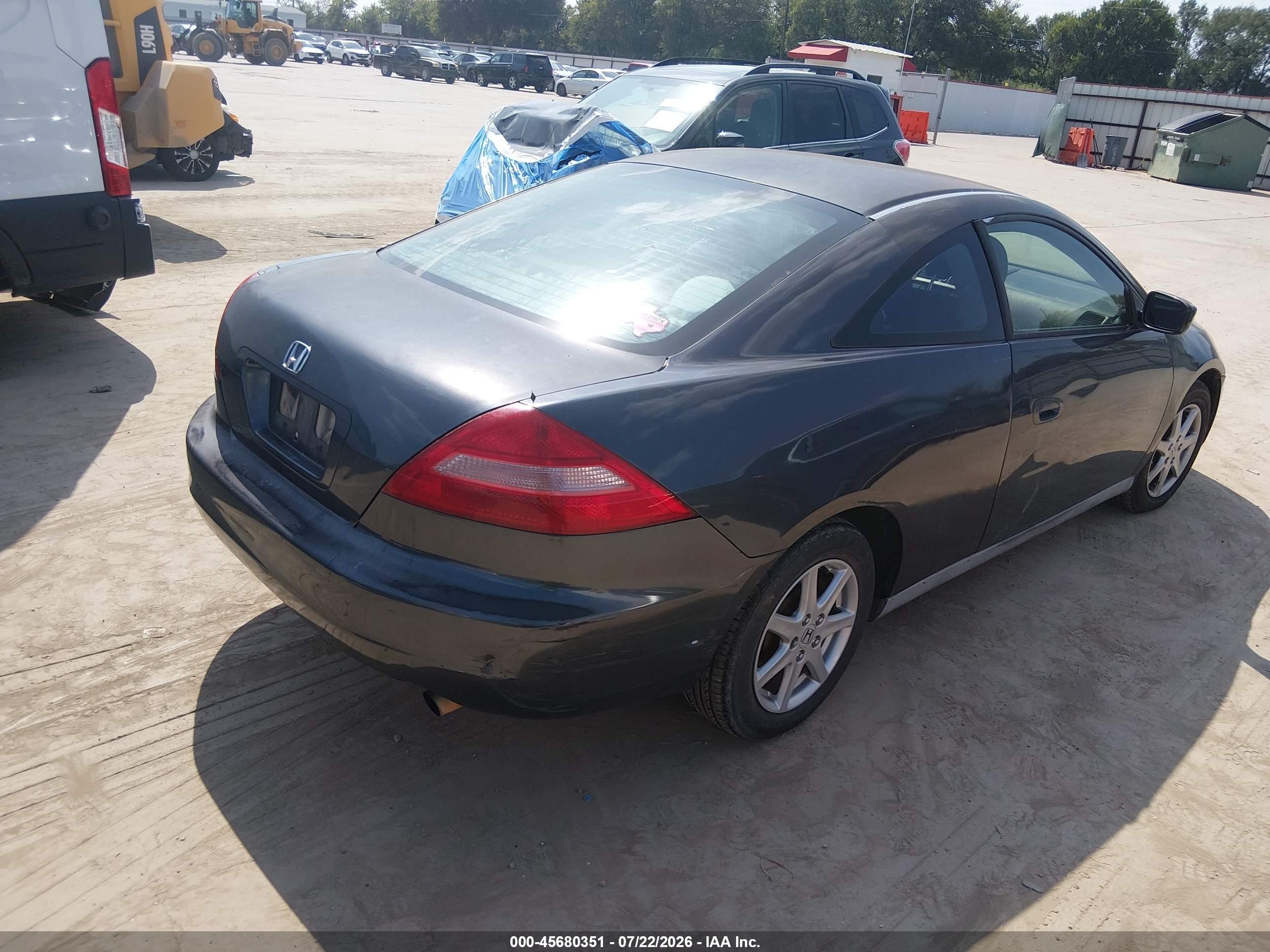 2005 Honda Accord 2.4 Lx Black vin: 1HGCM723X5A010555