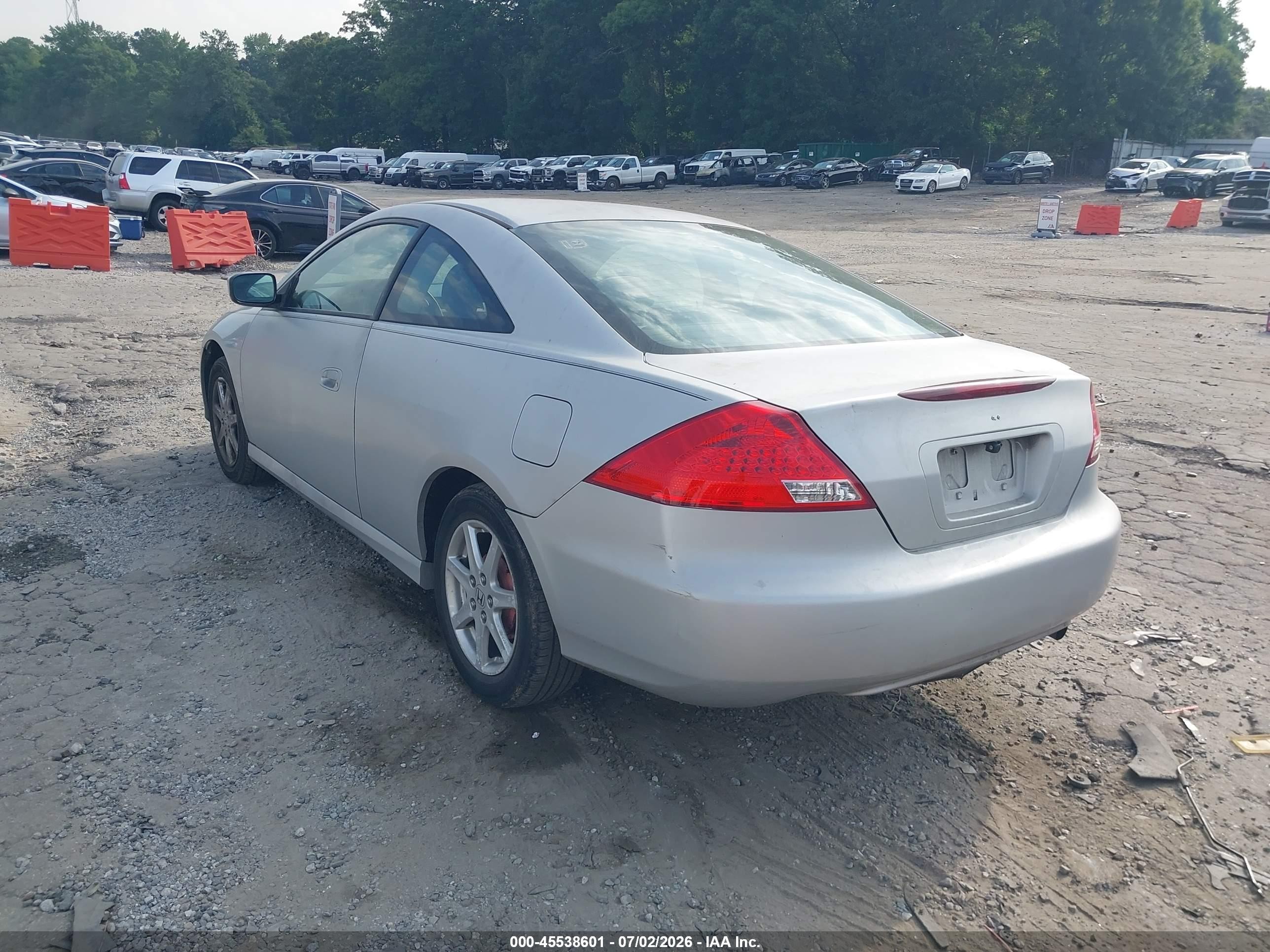 2007 Honda Accord 2.4 Lx Gray vin: 1HGCM723X7A021316