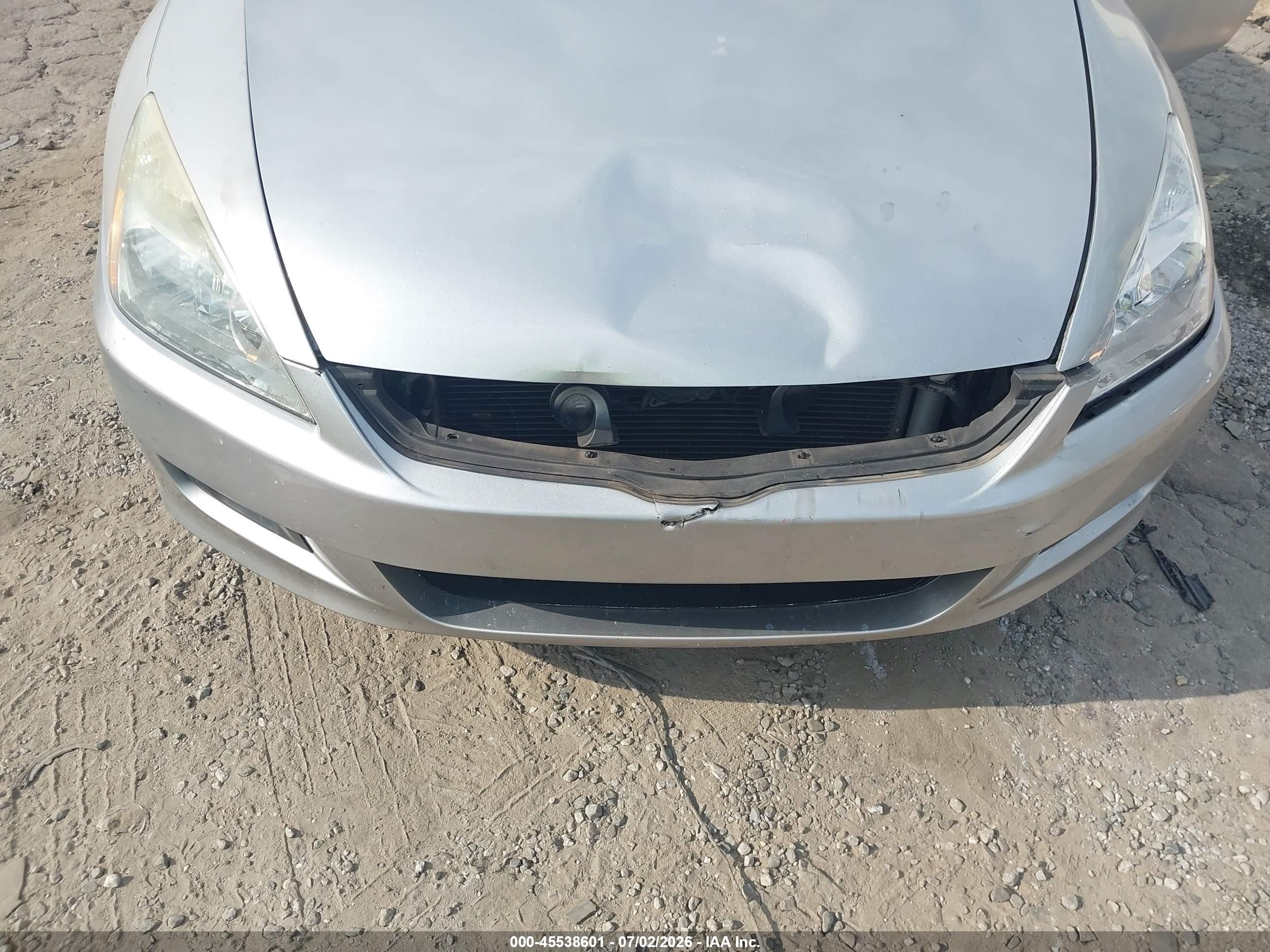 2007 Honda Accord 2.4 Lx Gray vin: 1HGCM723X7A021316