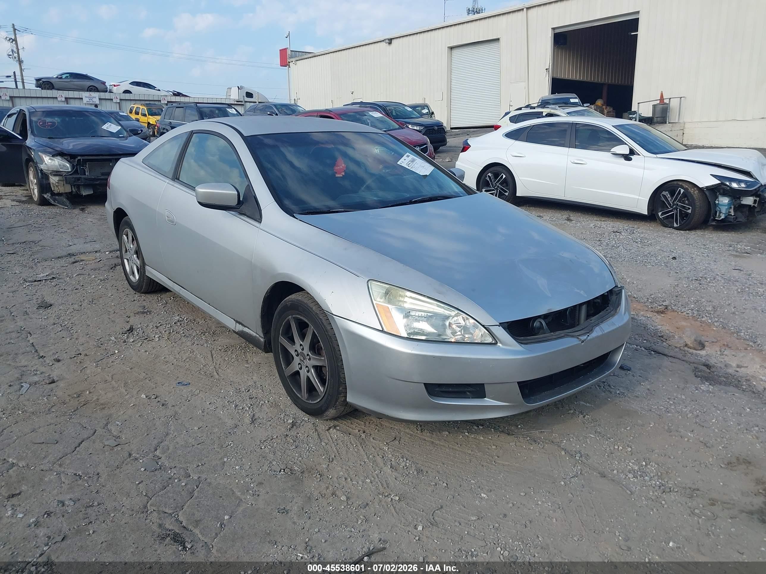 2007 Honda Accord 2.4 Lx Gray vin: 1HGCM723X7A021316