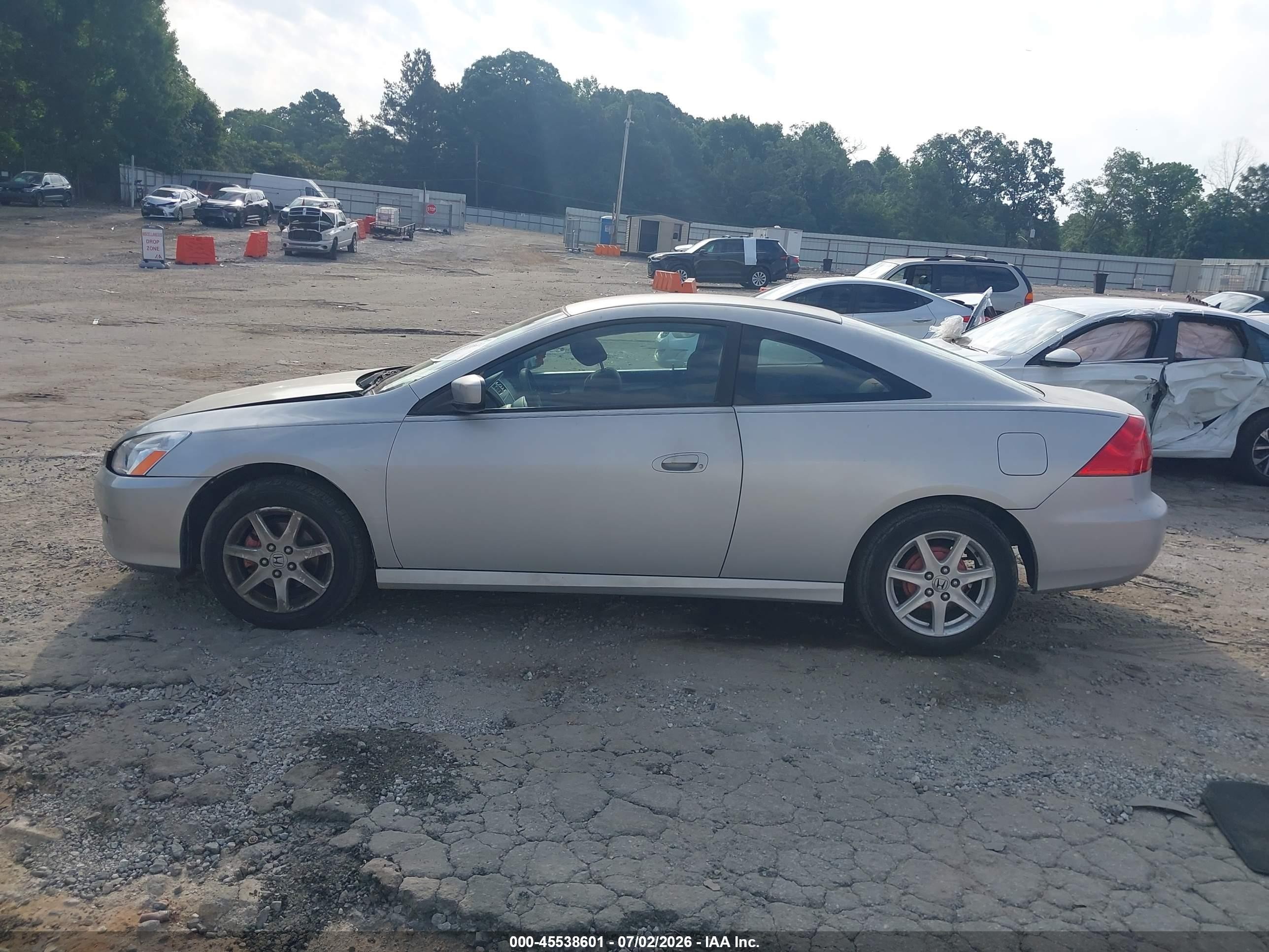 2007 Honda Accord 2.4 Lx Gray vin: 1HGCM723X7A021316