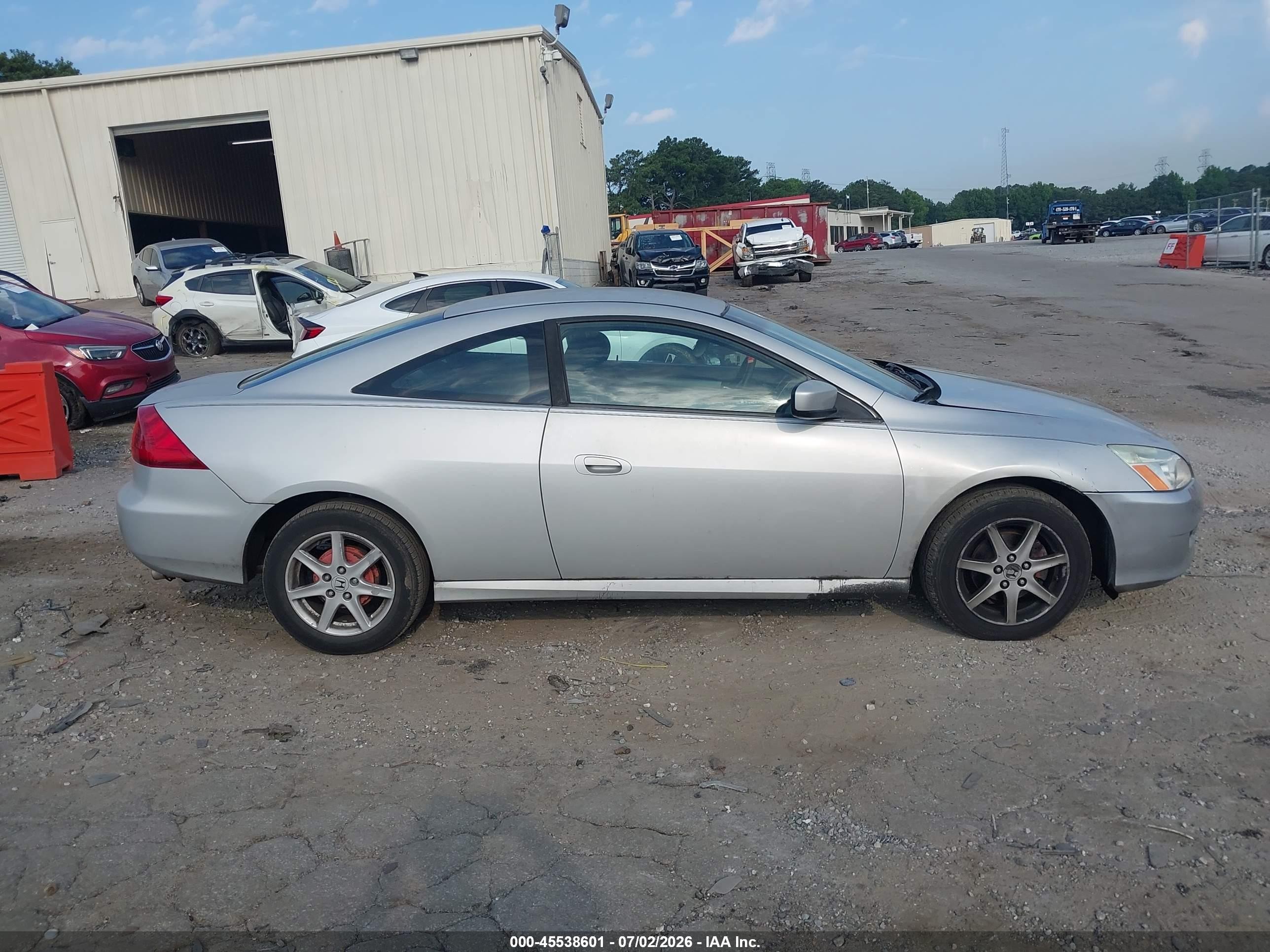 2007 Honda Accord 2.4 Lx Gray vin: 1HGCM723X7A021316