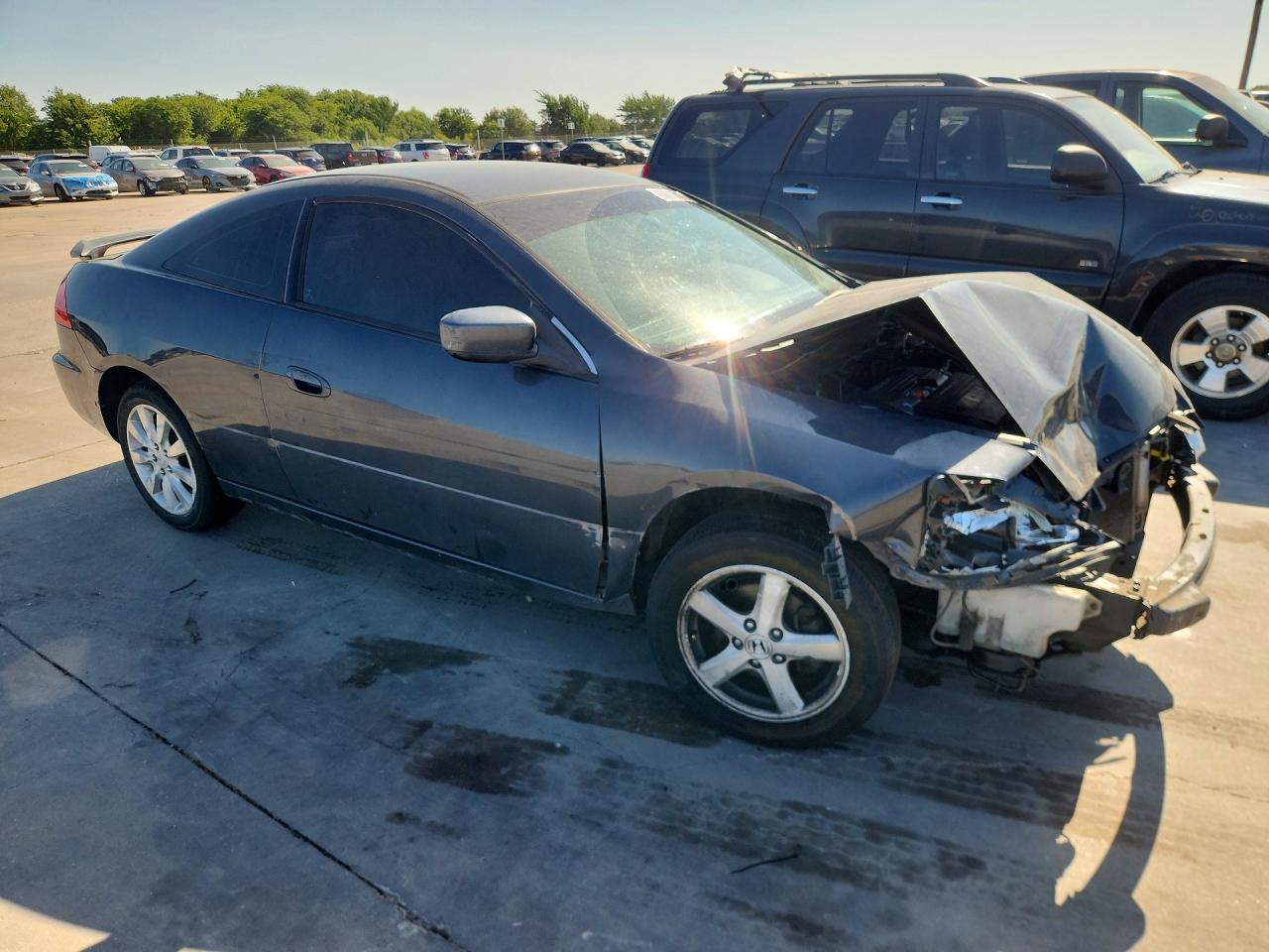 2005 Honda Accord Lx Black vin: 1HGCM72515A021252