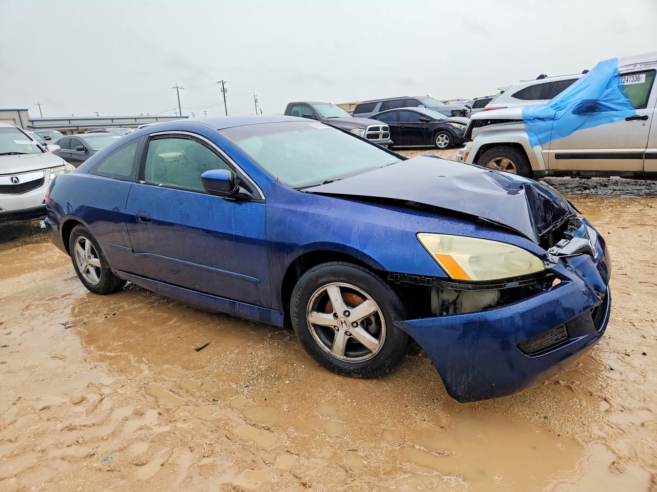 2005 Honda Accord Lx Blue vin: 1HGCM72515A023180