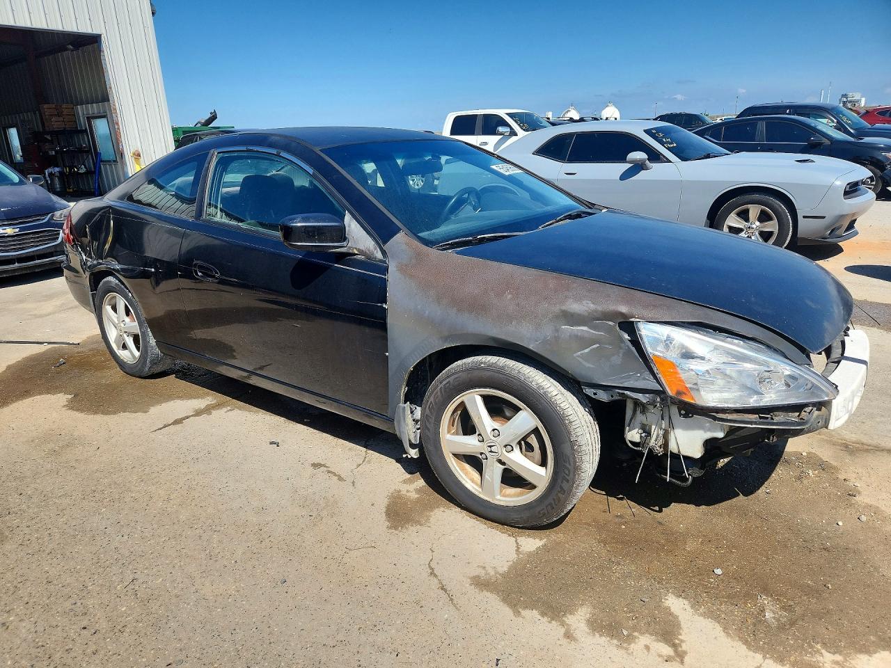 2005 Honda Accord Lx Black vin: 1HGCM72515A024765