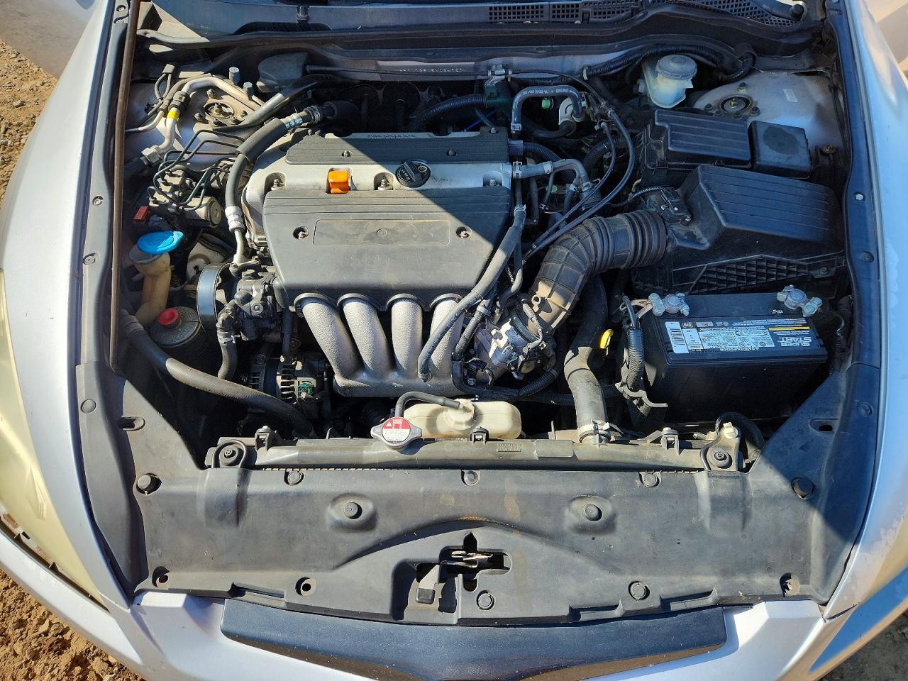 2005 Honda Accord Lx Silver vin: 1HGCM72515A024927