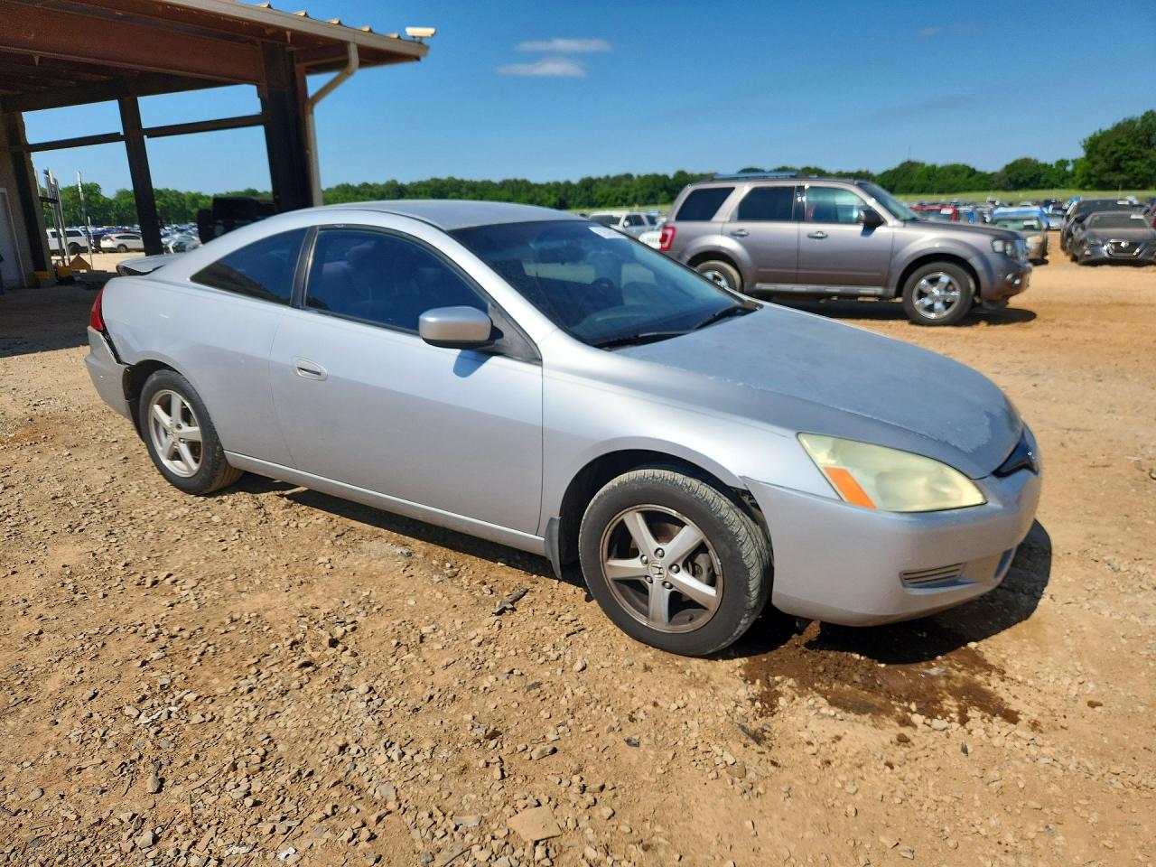 2005 Honda Accord Lx Silver vin: 1HGCM72515A024927