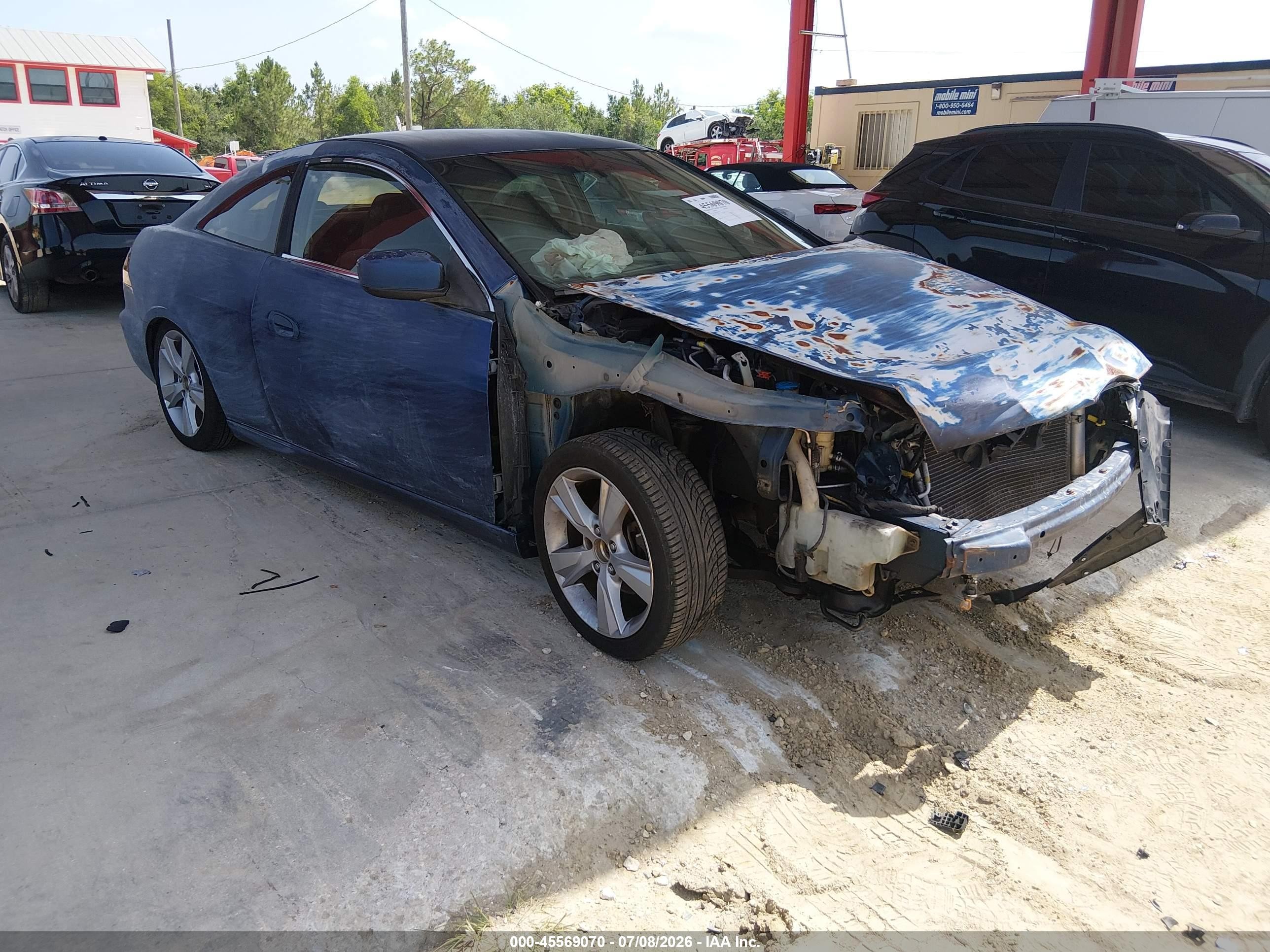 2005 Honda Accord 2.4 Lx Special Edition Blue vin: 1HGCM72525A023205