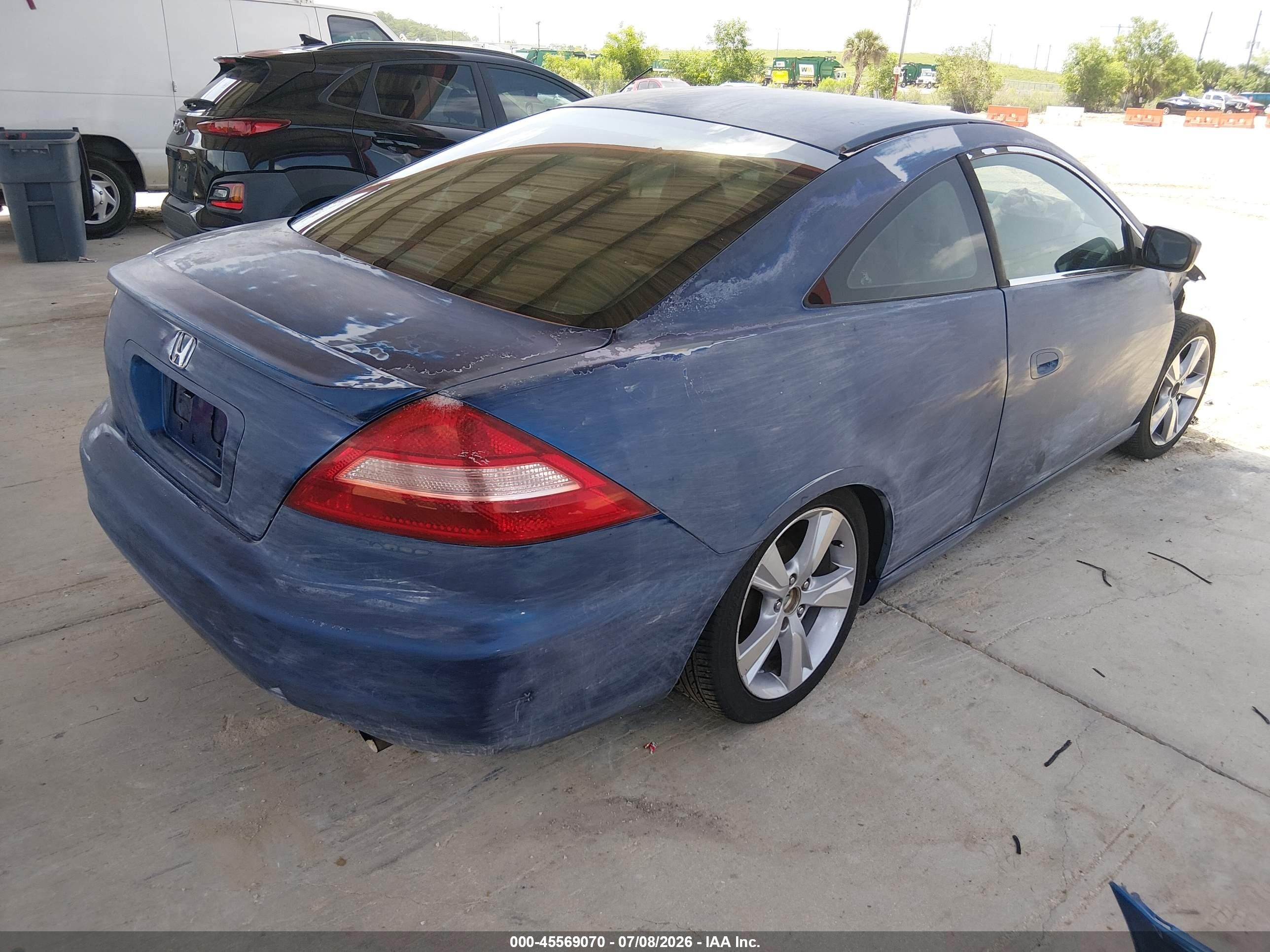 2005 Honda Accord 2.4 Lx Special Edition Blue vin: 1HGCM72525A023205