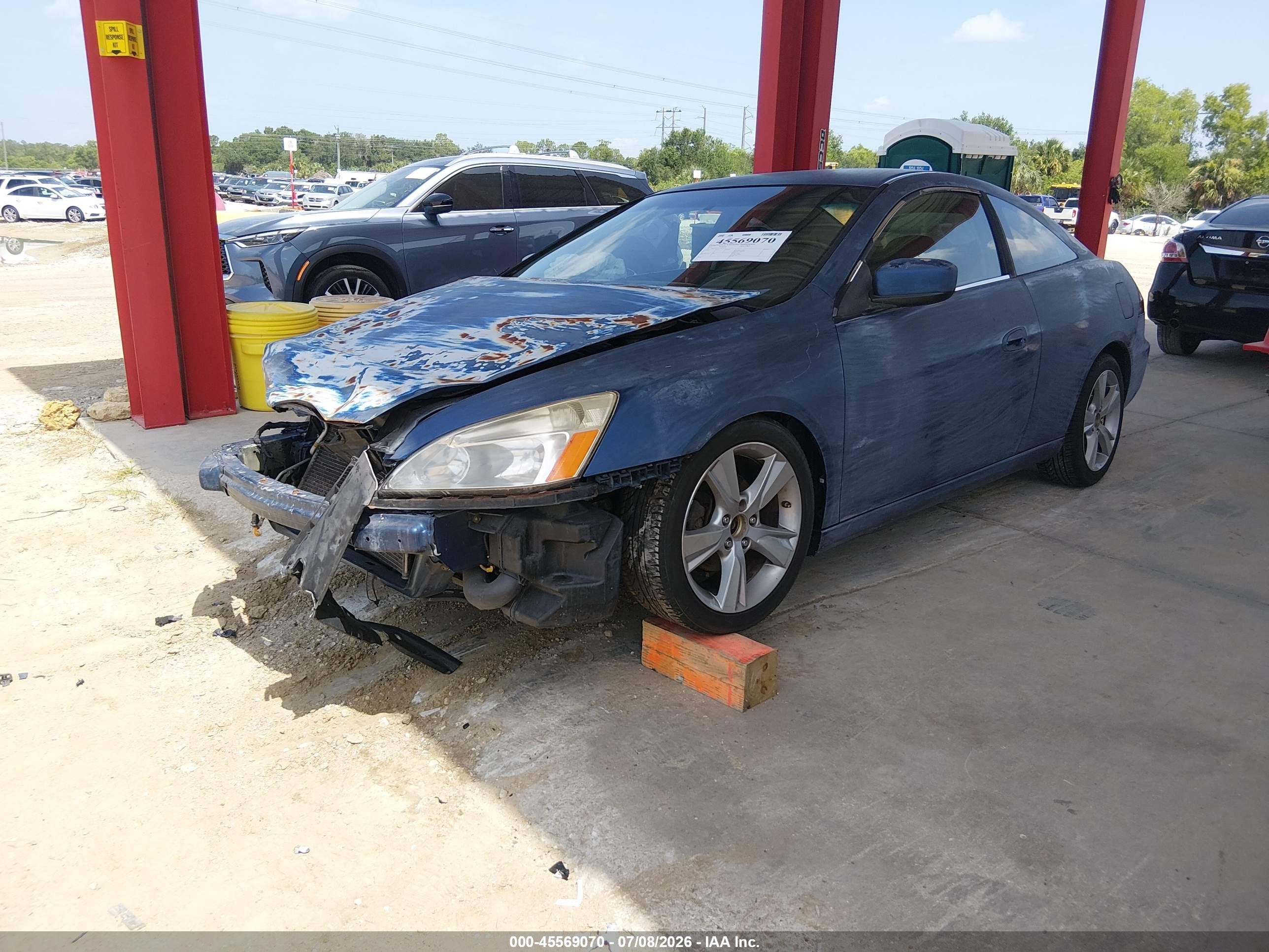 2005 Honda Accord 2.4 Lx Special Edition Blue vin: 1HGCM72525A023205