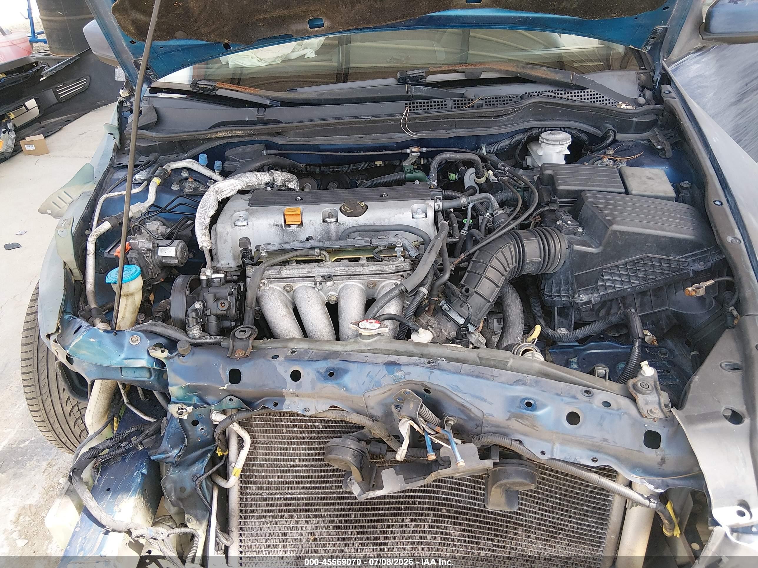 2005 Honda Accord 2.4 Lx Special Edition Blue vin: 1HGCM72525A023205